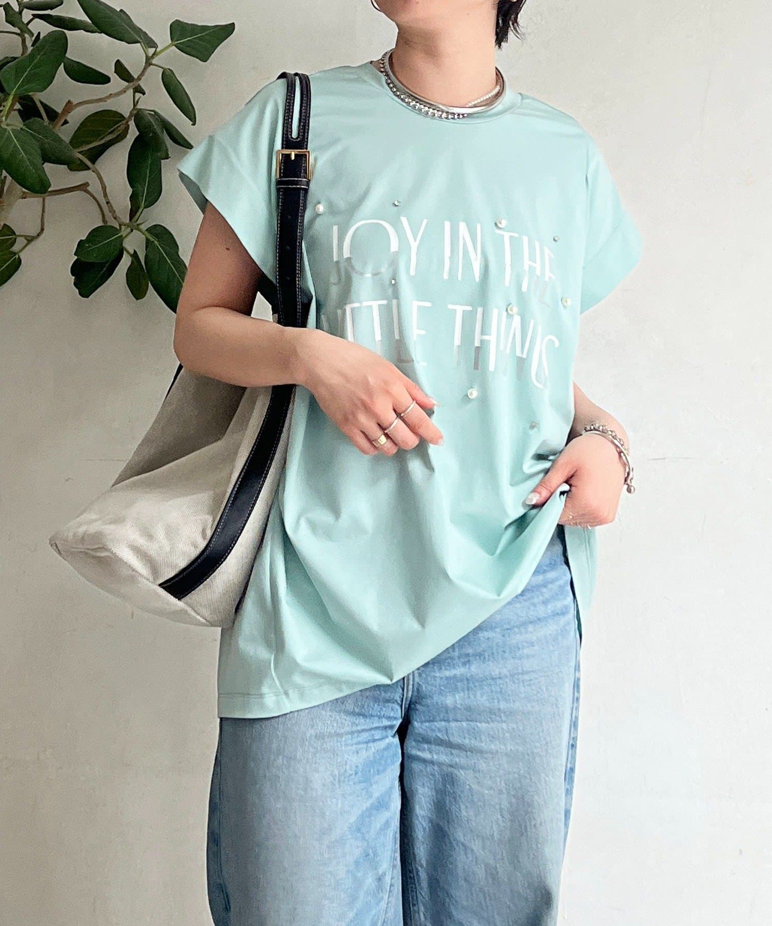 Croisiere(クロジエール) パールジュエルロゴTEE