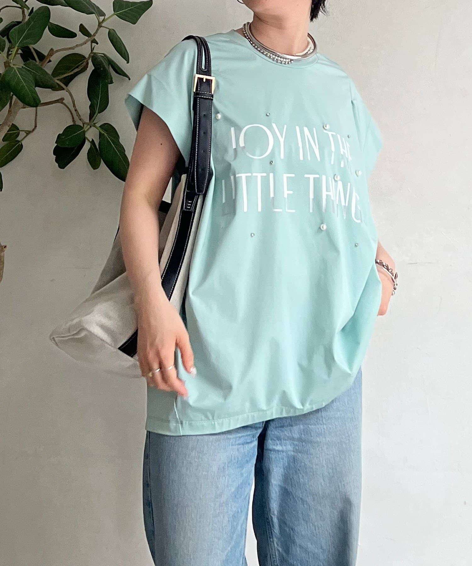 Croisiere(クロジエール) パールジュエルロゴTEE