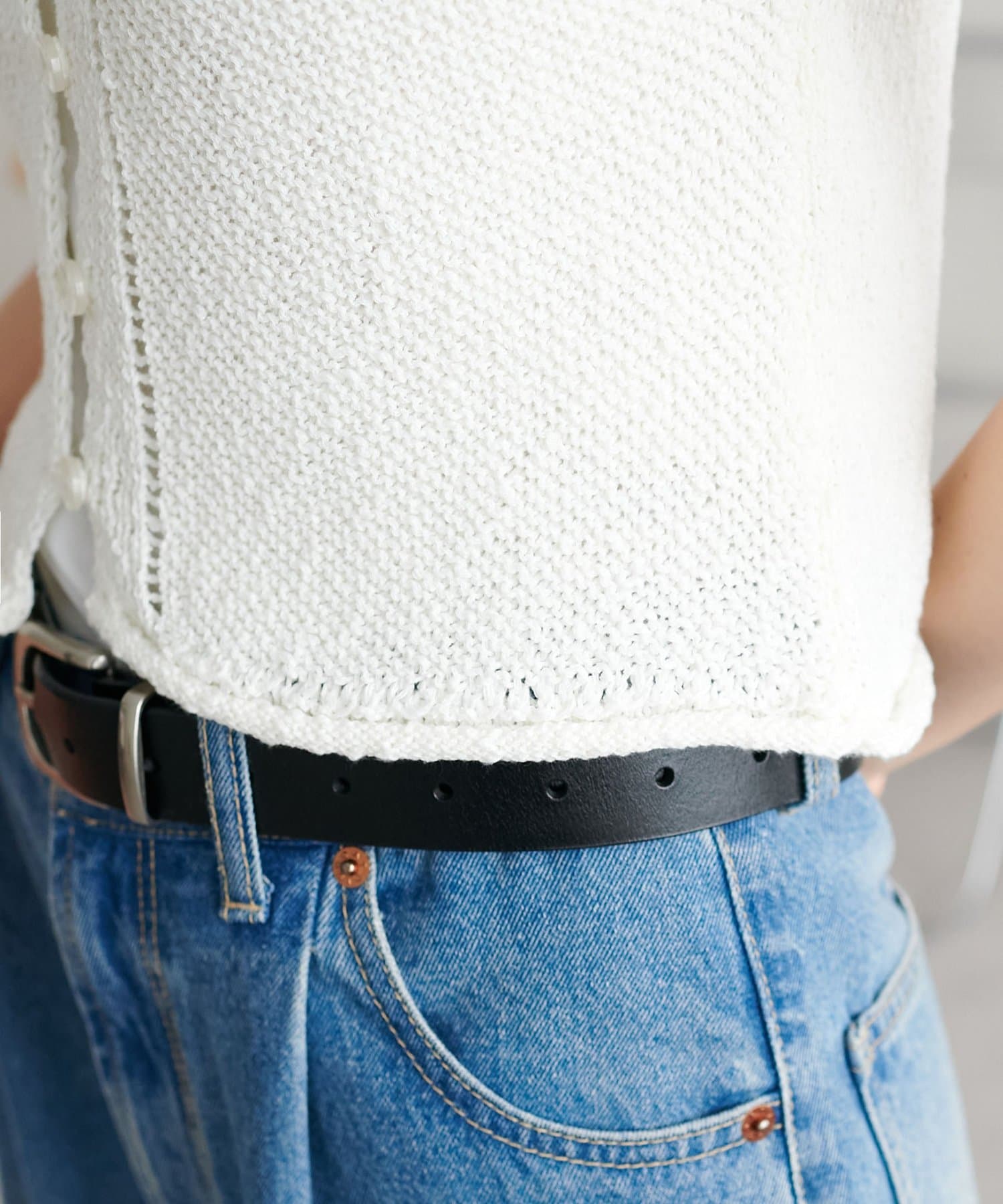 DISCOAT(ディスコート) 【新色追加!/WEB限定】フロントボタンベスト