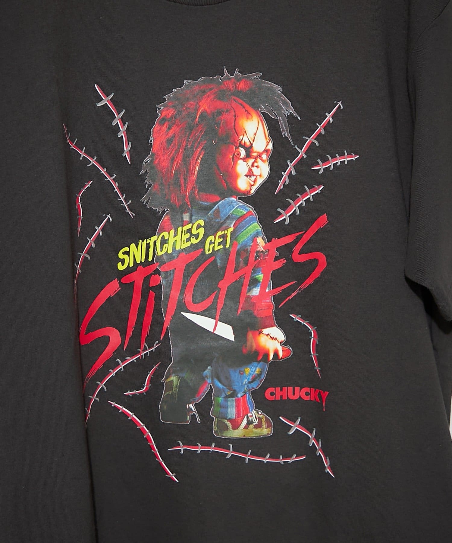 BIRTHDAY BAR(バースデイバー) 【チャイルド・プレイ】コットンＴシャツ　チャッキー ナイフ