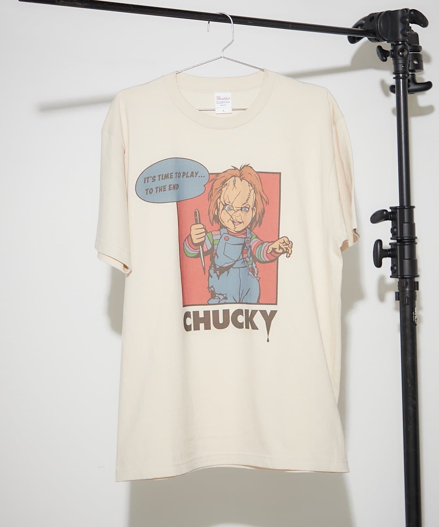 BIRTHDAY BAR(バースデイバー) 【チャイルド・プレイ】コットンＴシャツ　チャッキー コミック