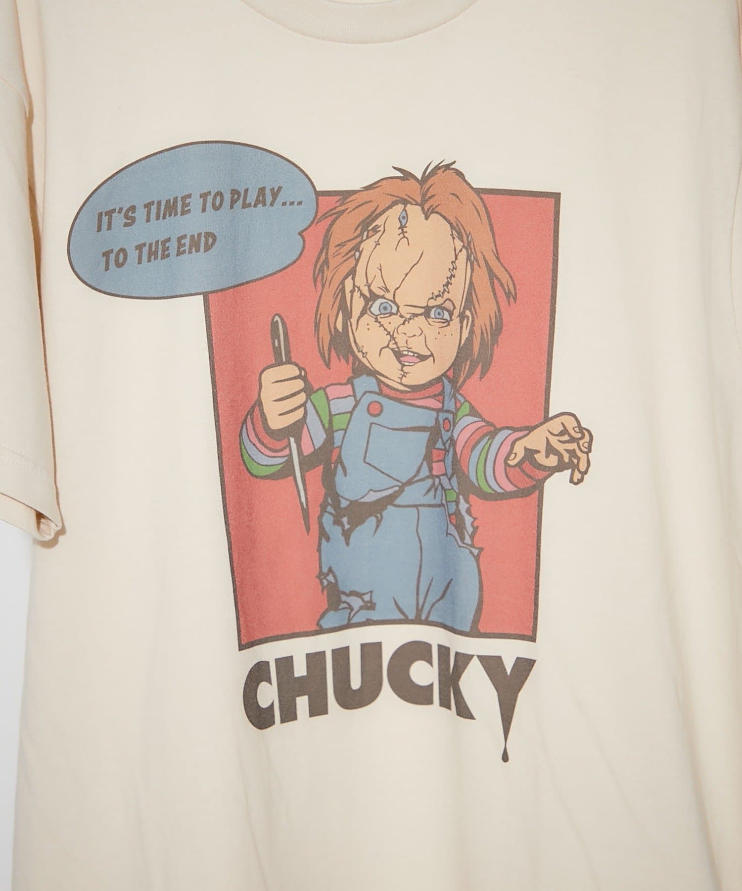 BIRTHDAY BAR(バースデイバー) 【チャイルド・プレイ】コットンＴシャツ　チャッキー コミック