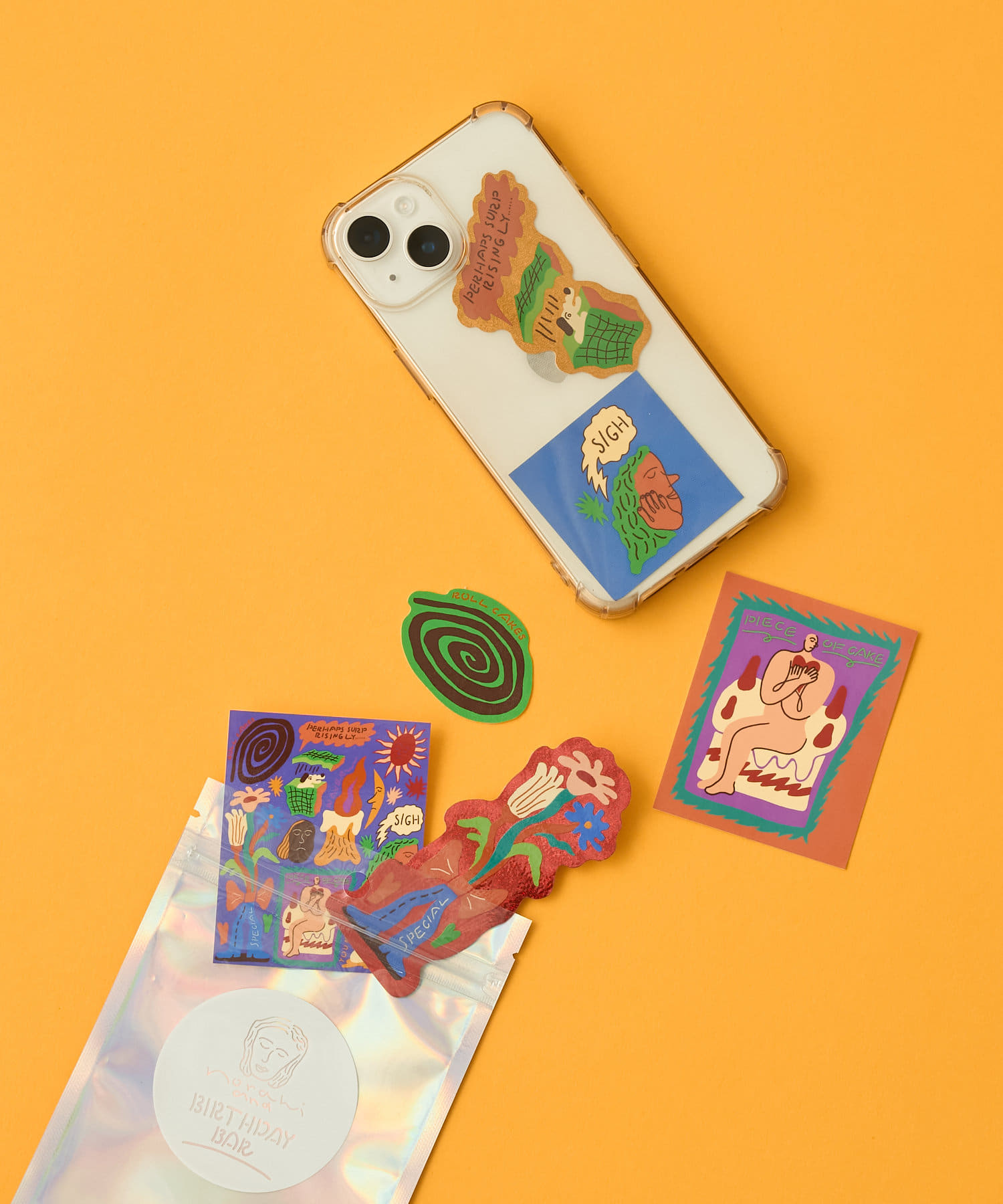 Himeka ハッピーバースデー アクキー＆ステッカーセット Himeka ハッピーバースデー アクキー＆ステッカーセット Himeka