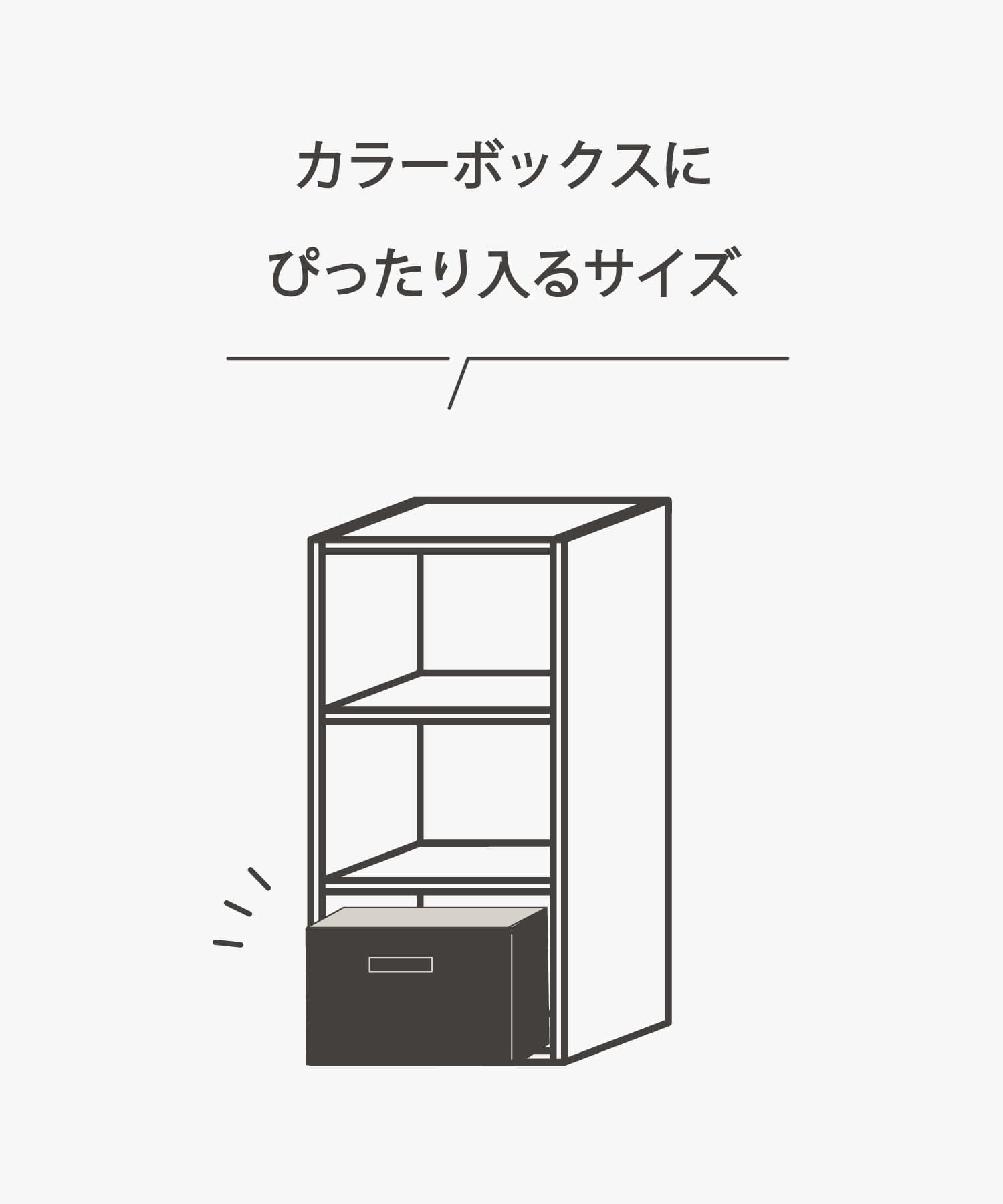 salut!(サリュ) バンブーフタ付きストレージボックス浅