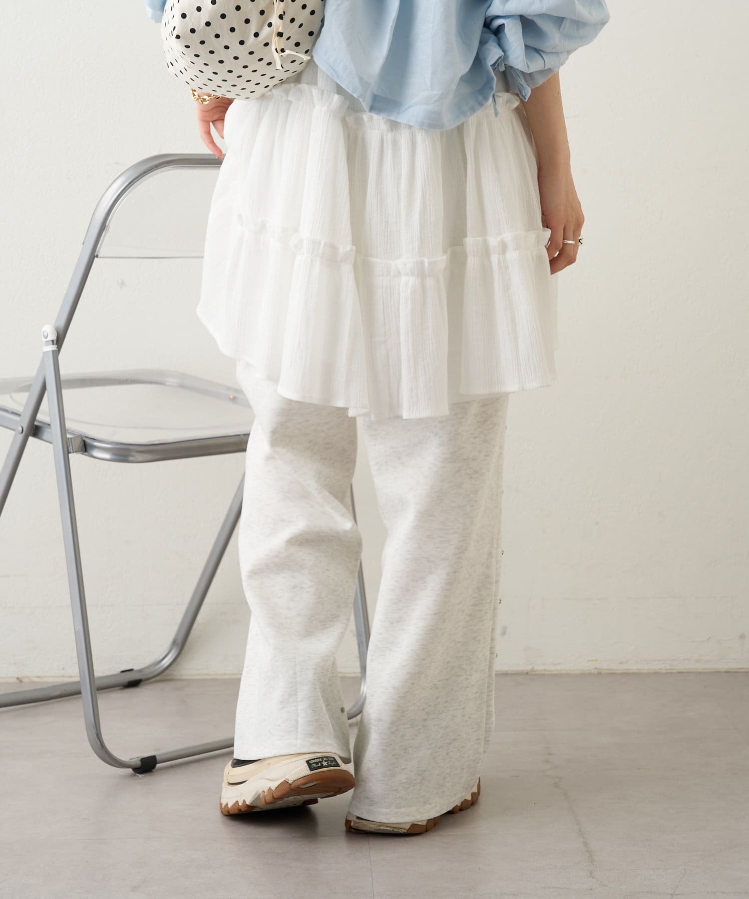 ビジュー付スウェットパンツ | w closet(ダブルクローゼット