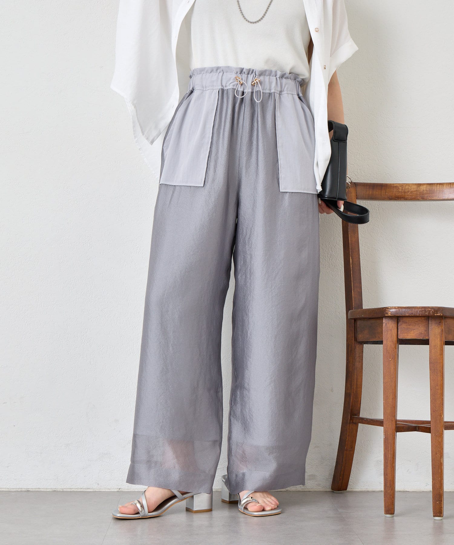 Jena　espace merveilleux(ジェナ　エスパスメルヴェイユ) ドロストシアーパンツ