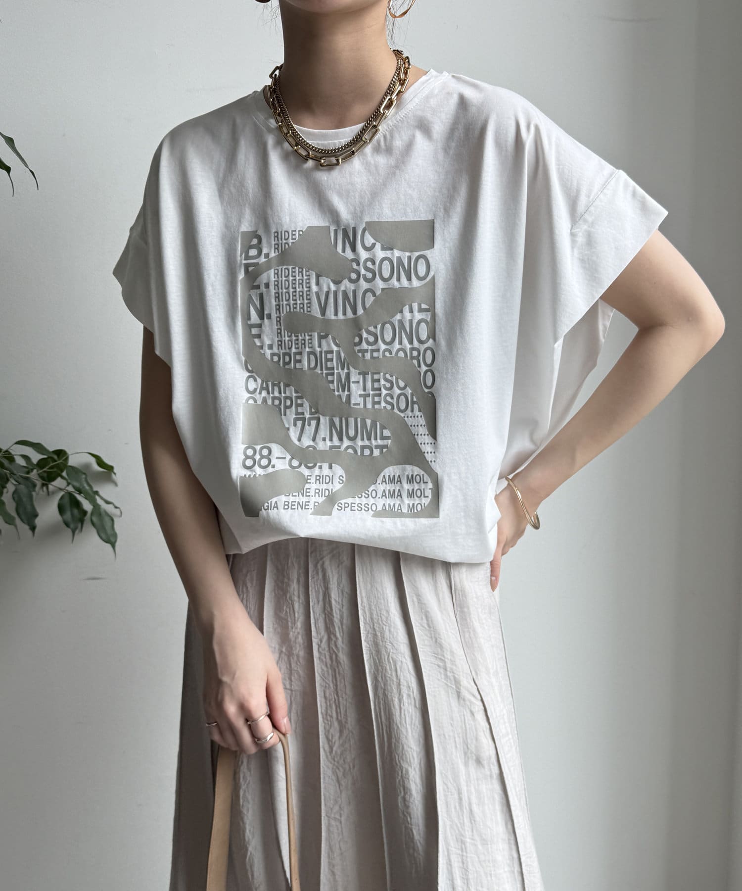 DOUDOU(ドゥドゥ) 【WEB限定】迷彩ロゴTEE