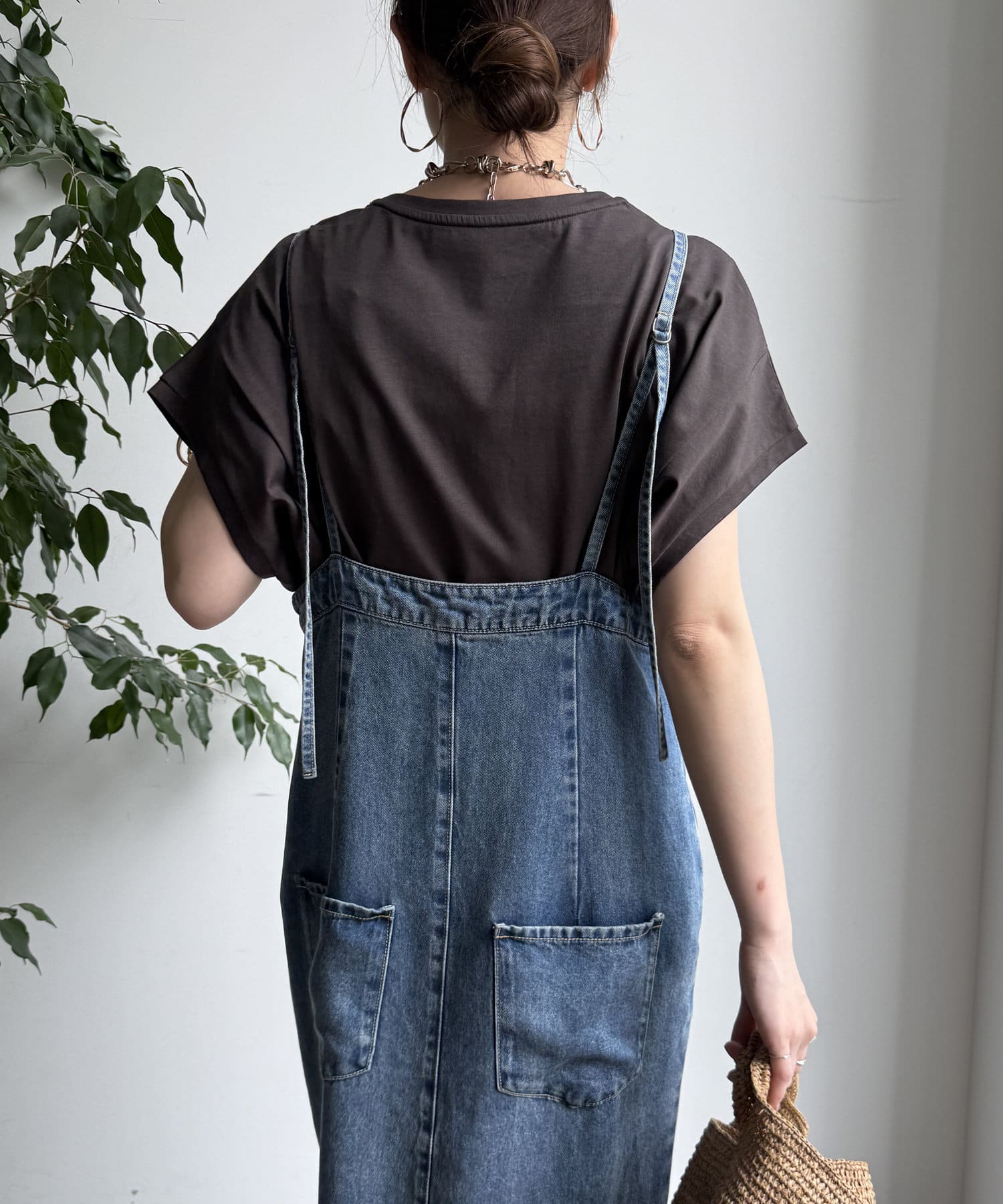 DOUDOU(ドゥドゥ) 【WEB限定】カラーラインスリットTEE