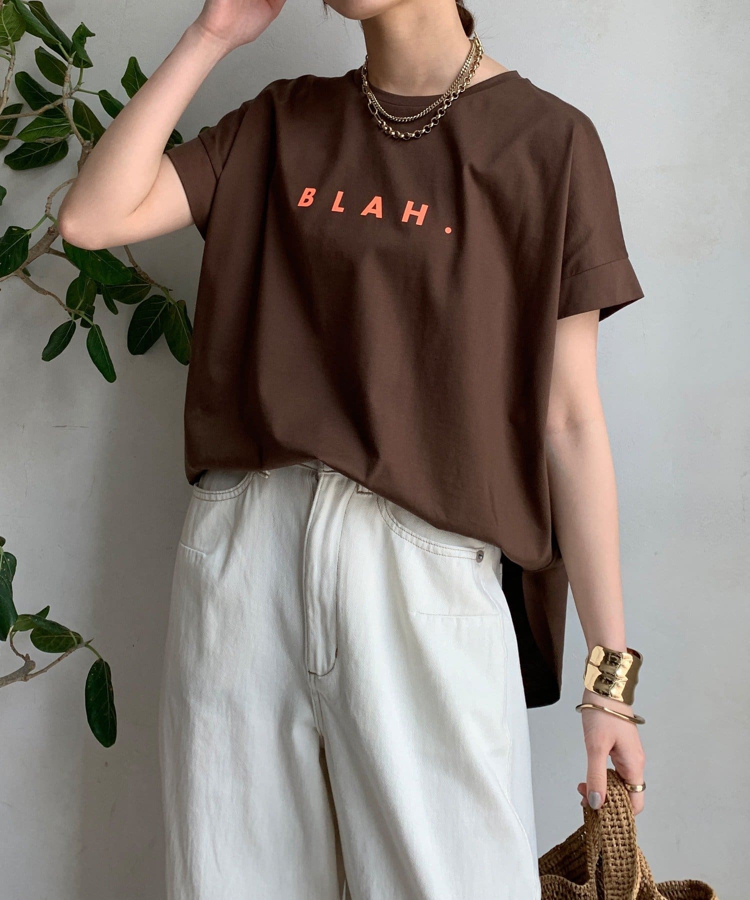 DOUDOU(ドゥドゥ) 【WEB限定】BLAH.ロゴTEE
