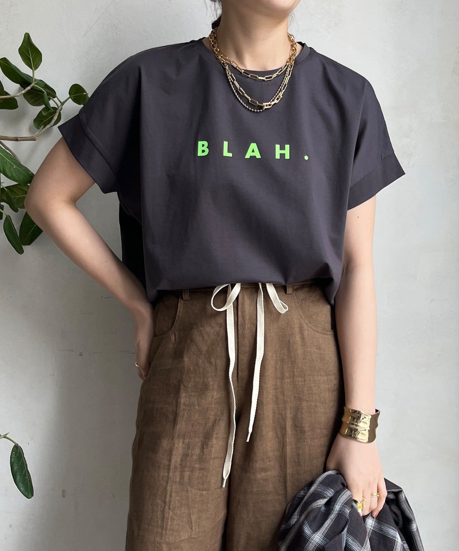 DOUDOU(ドゥドゥ) 【WEB限定】BLAH.ロゴTEE