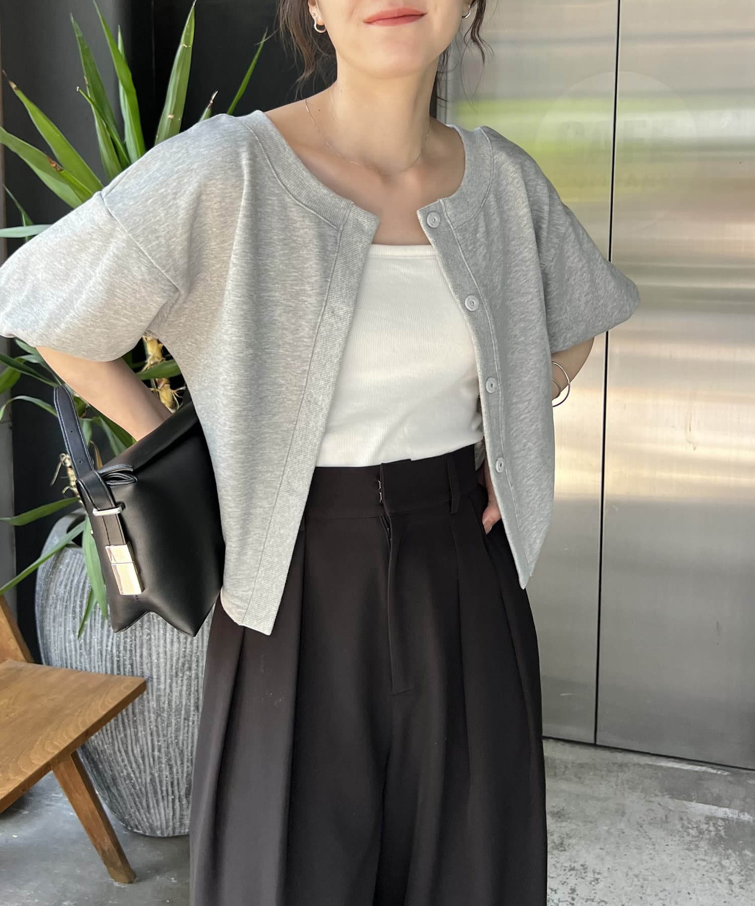 CAPRICIEUX LE'MAGE(カプリシュレマージュ) 前開きパフトップス