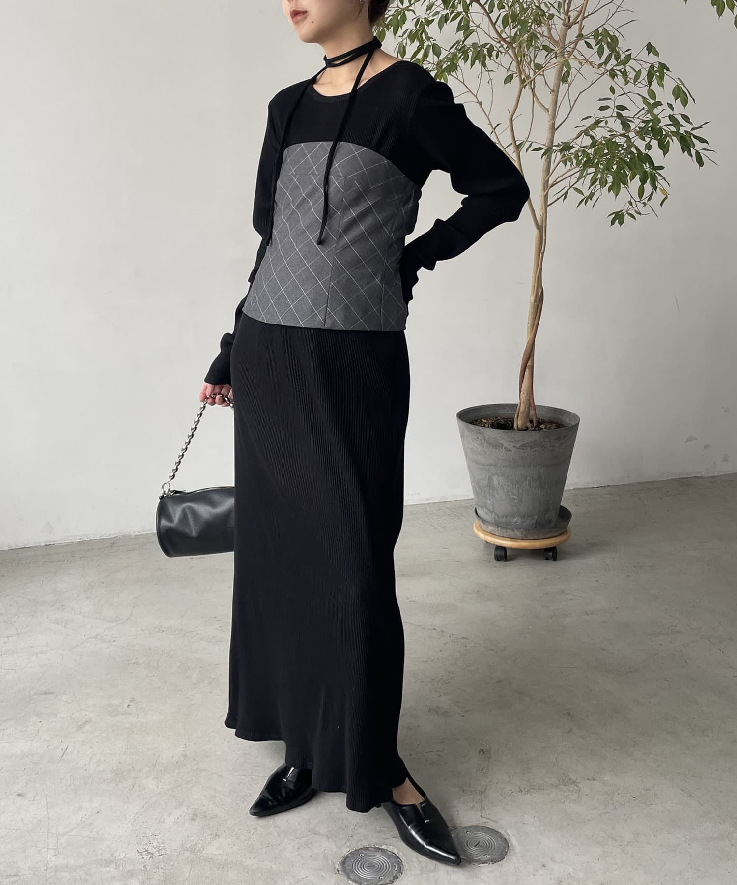 CAPRICIEUX LE'MAGE】バックリボンベアビスチェ | OUTLET CAPRICIEUX LE'MAGE】バックリボンベアビスチェ | OUTLET