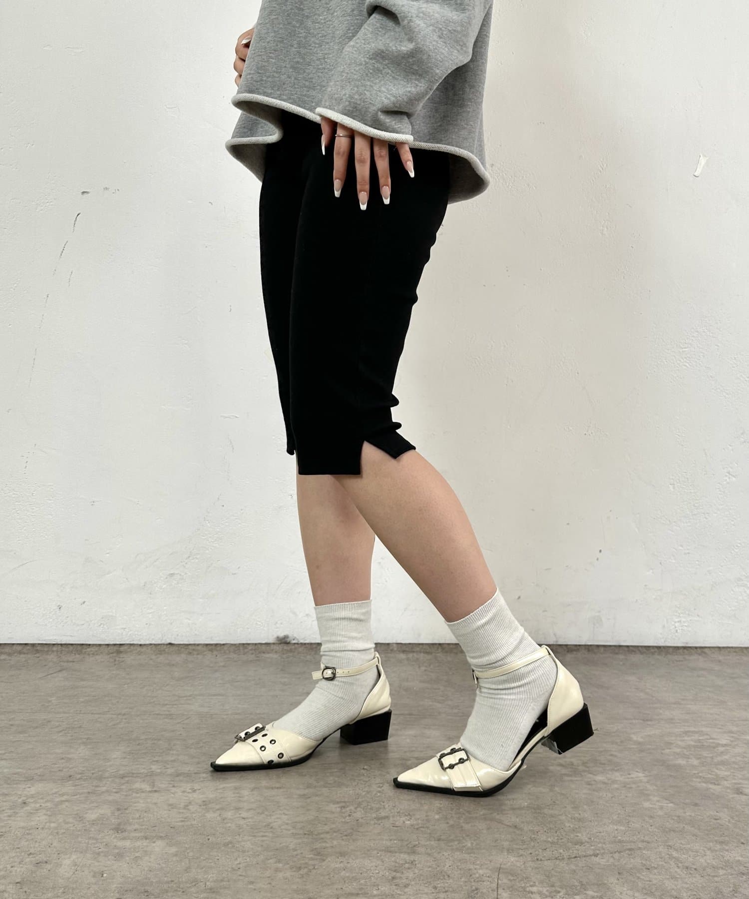 OUTLET(アウトレット) 【WHO'S WHO gallery】バイカーリブパンツ