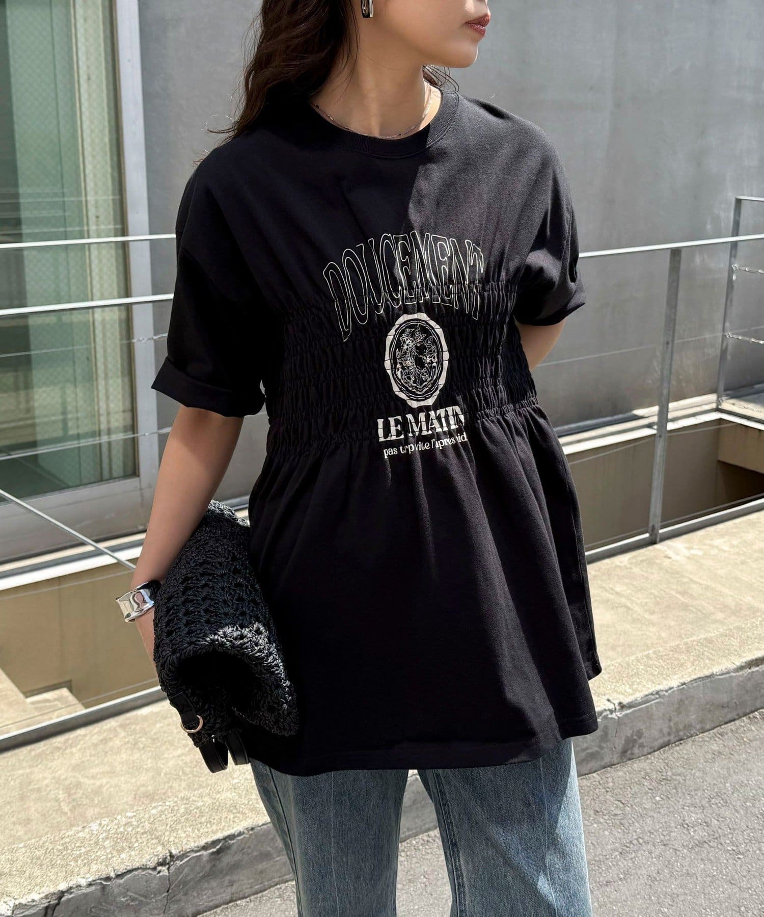 FREDY & GLOSTER(フレディ アンド グロスター) シャーリングロゴTシャツ