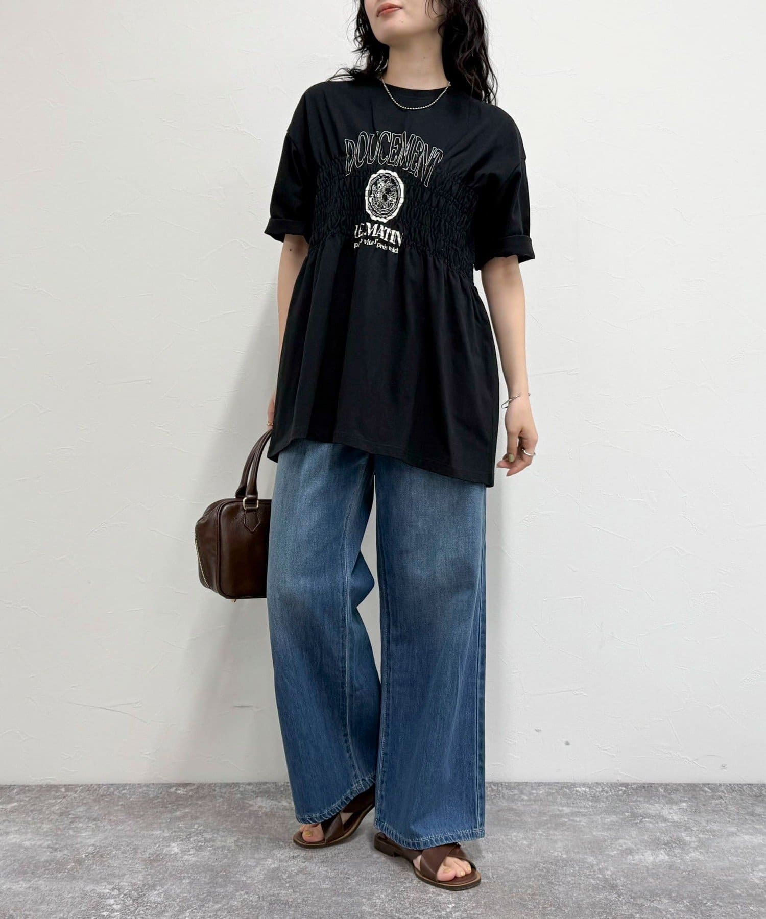 FREDY & GLOSTER(フレディ アンド グロスター) シャーリングロゴTシャツ