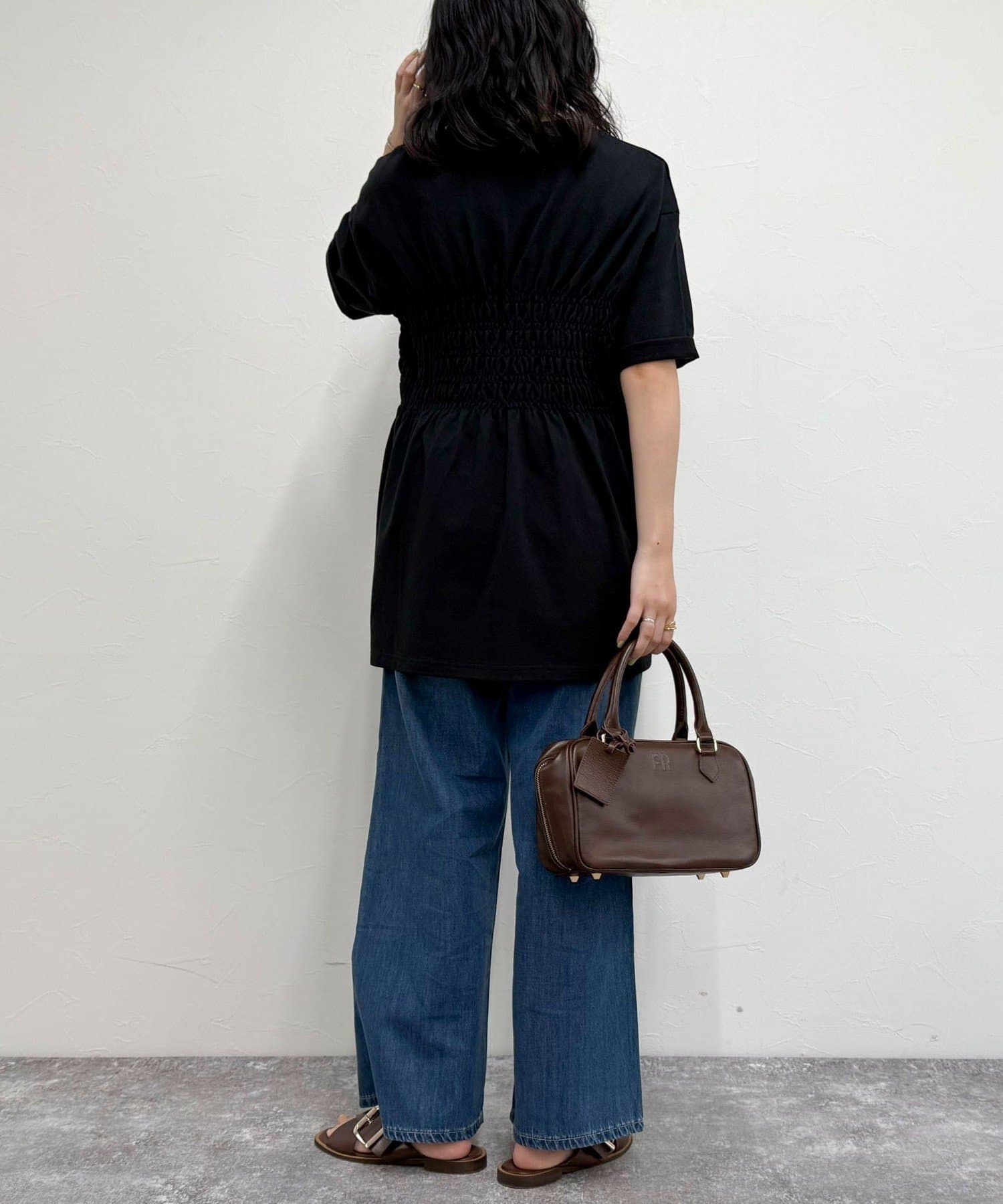 FREDY & GLOSTER(フレディ アンド グロスター) シャーリングロゴTシャツ