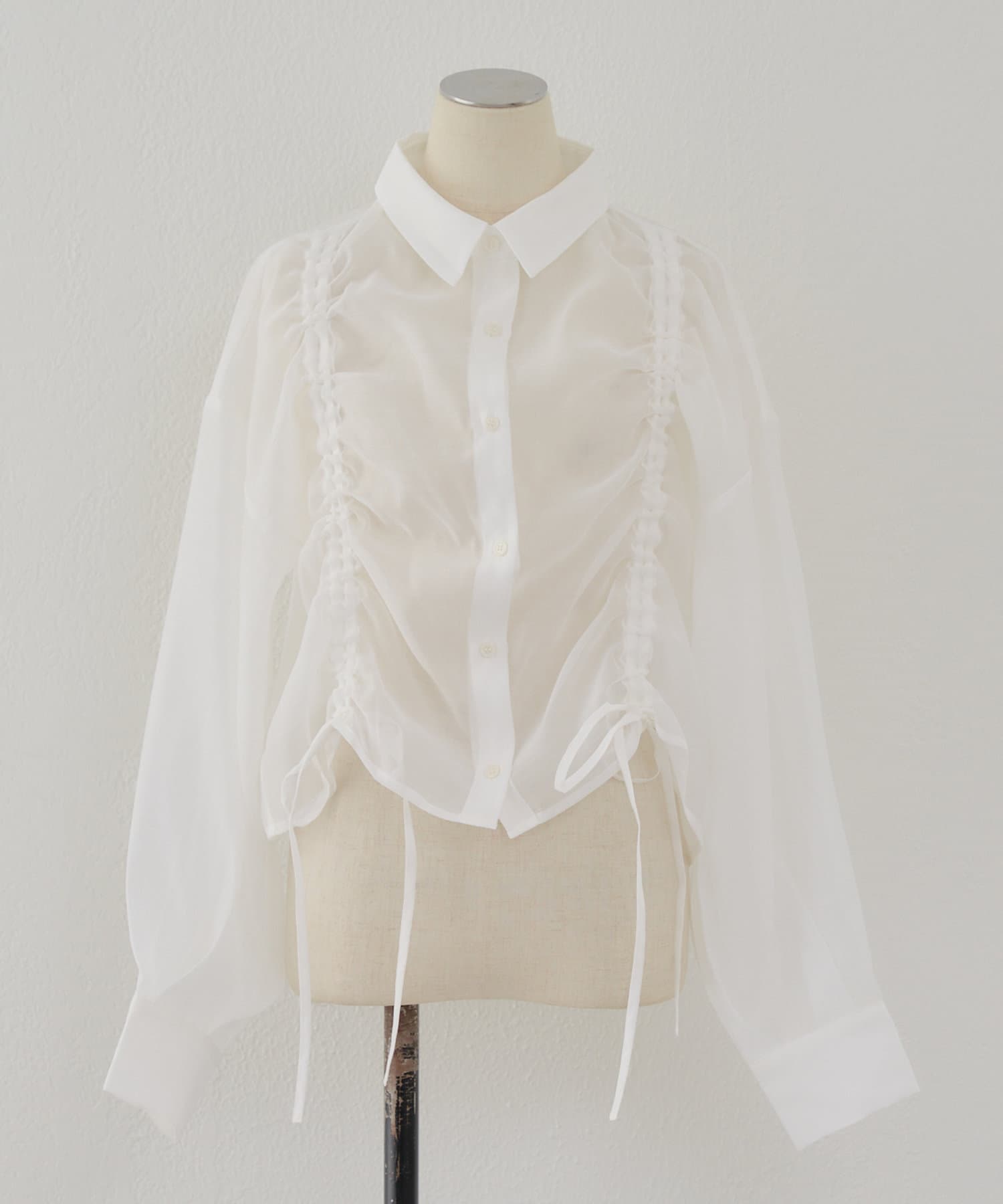 Remind me and forever(リマインドミーアンドフォーエバー) ドロストデザインシアーシャツ