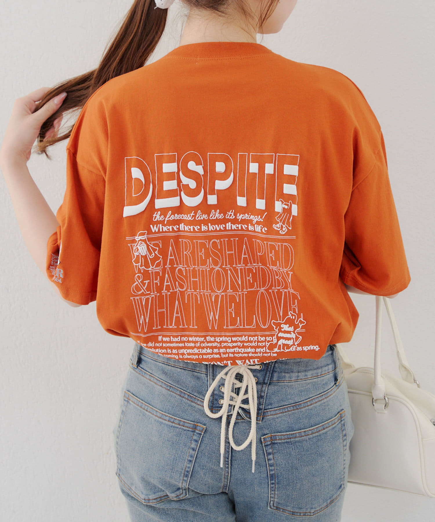 Remind me and forever(リマインドミーアンドフォーエバー) 発泡プリントおばけBIGTシャツ