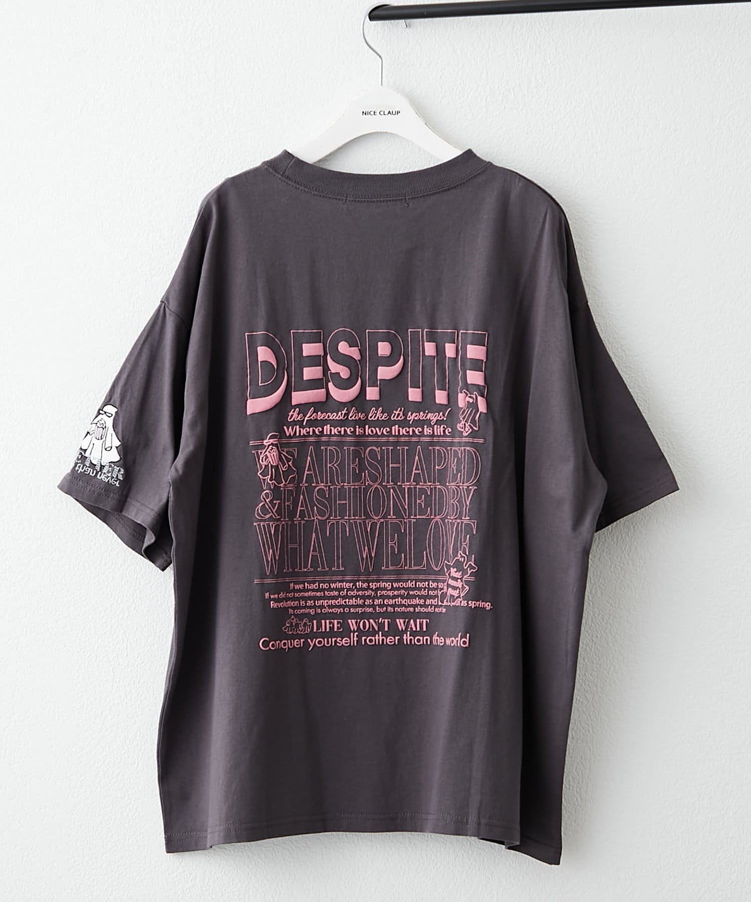 Remind me and forever(リマインドミーアンドフォーエバー) 発泡プリントおばけBIGTシャツ