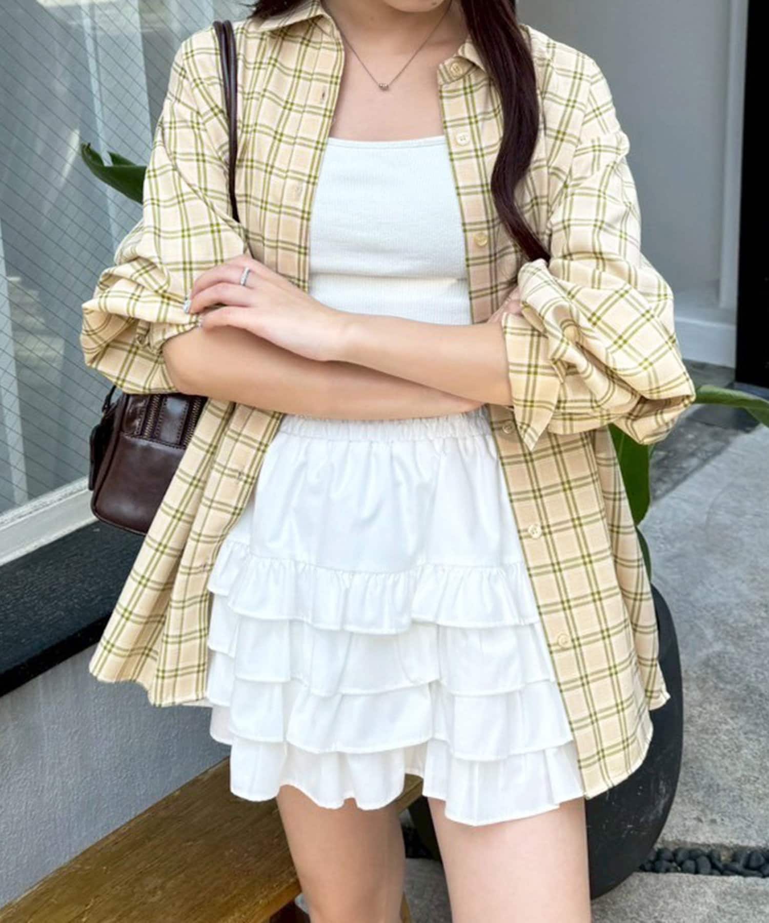 NICE CLAUP / OLIVE des OLIVE OUTLET(ナイスクラップ  / オリーブ デ オリーブ アウトレット) 【one after another】ビッグシャツ