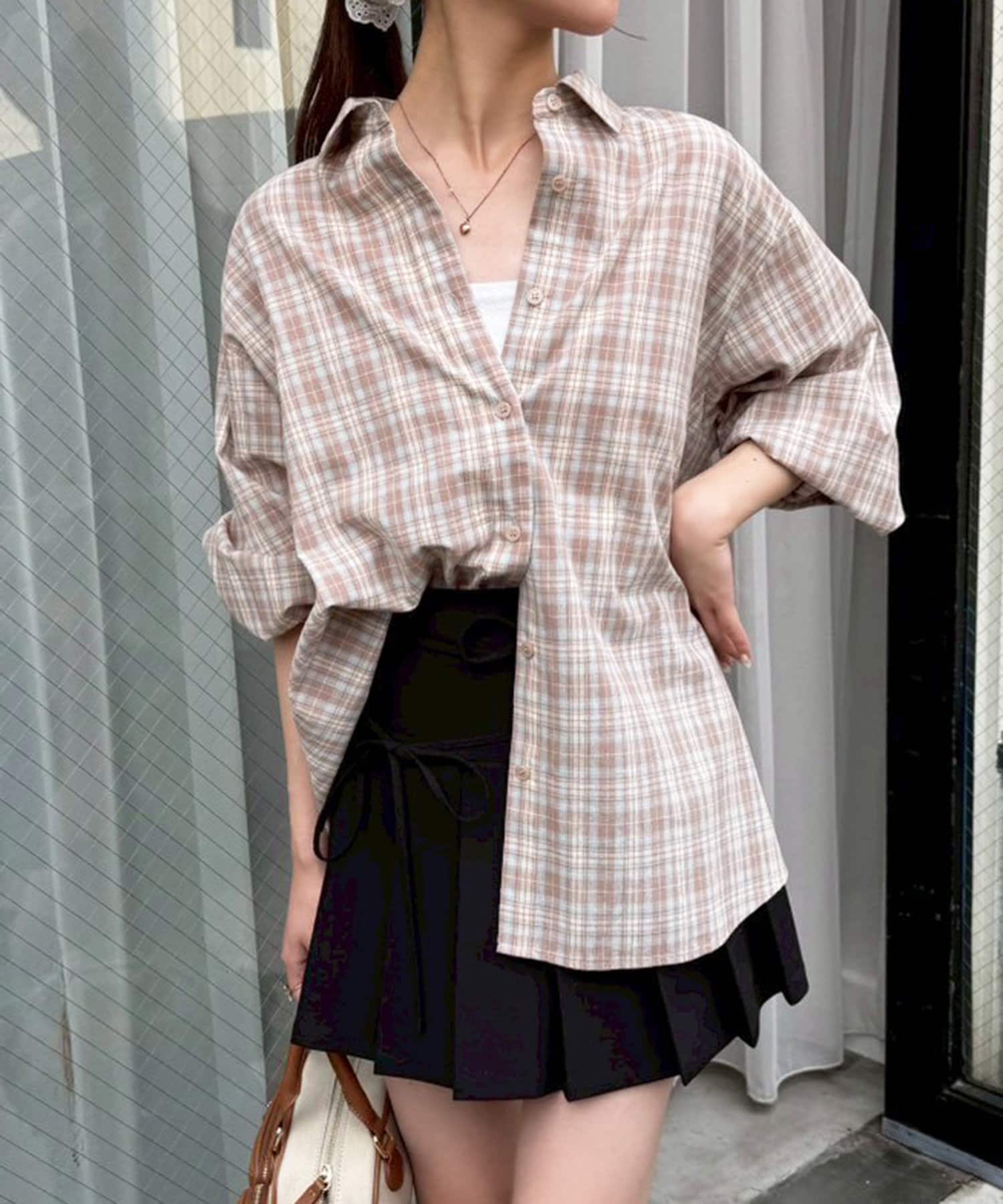 NICE CLAUP / OLIVE des OLIVE OUTLET(ナイスクラップ  / オリーブ デ オリーブ アウトレット) 【one after another】ビッグシャツ