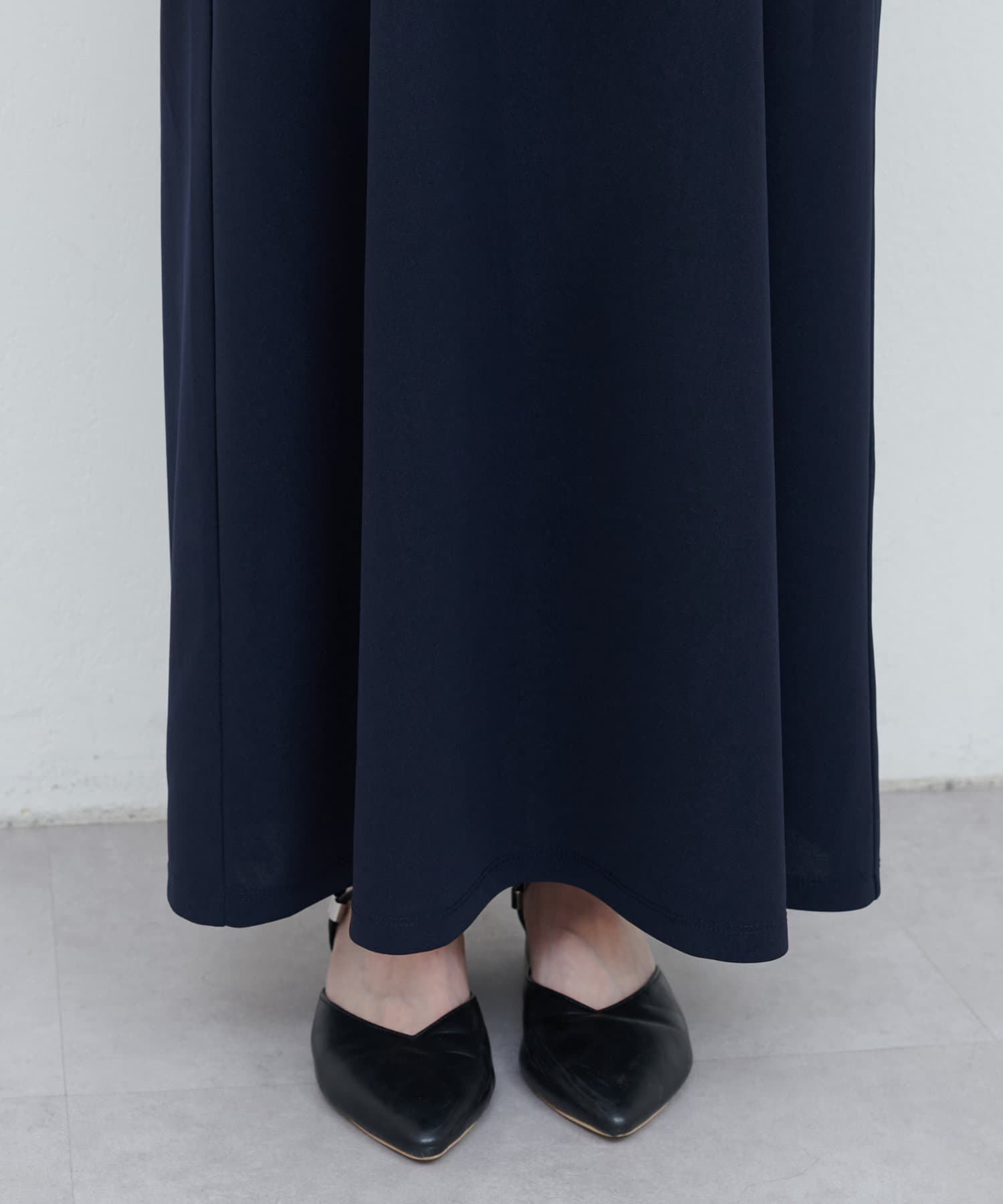 natural couture(ナチュラルクチュール) 【WEB限定】取りはずしティアード衿ワンピース