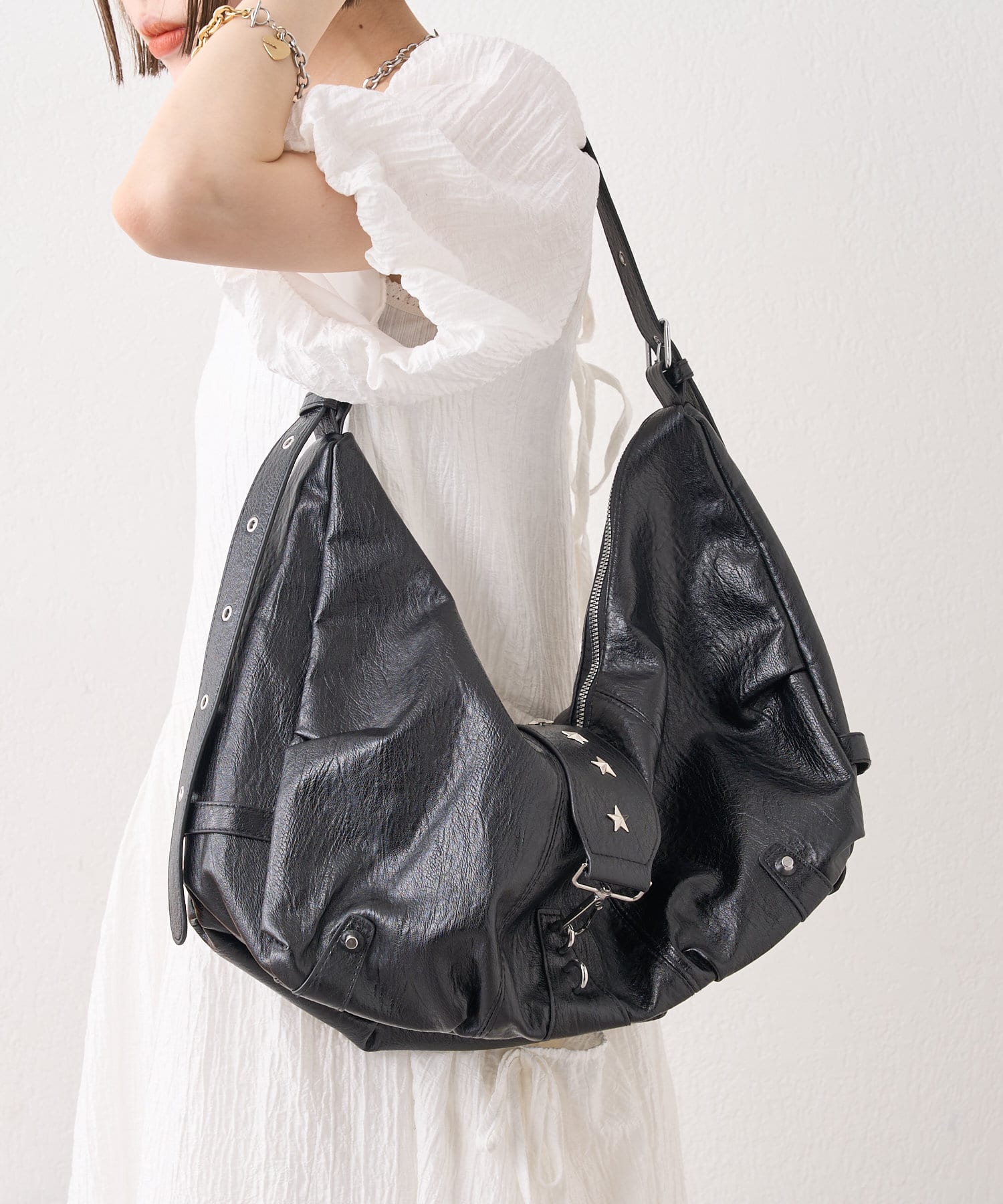 w closet(ダブルクローゼット) スターバックルマルチWAYBAG