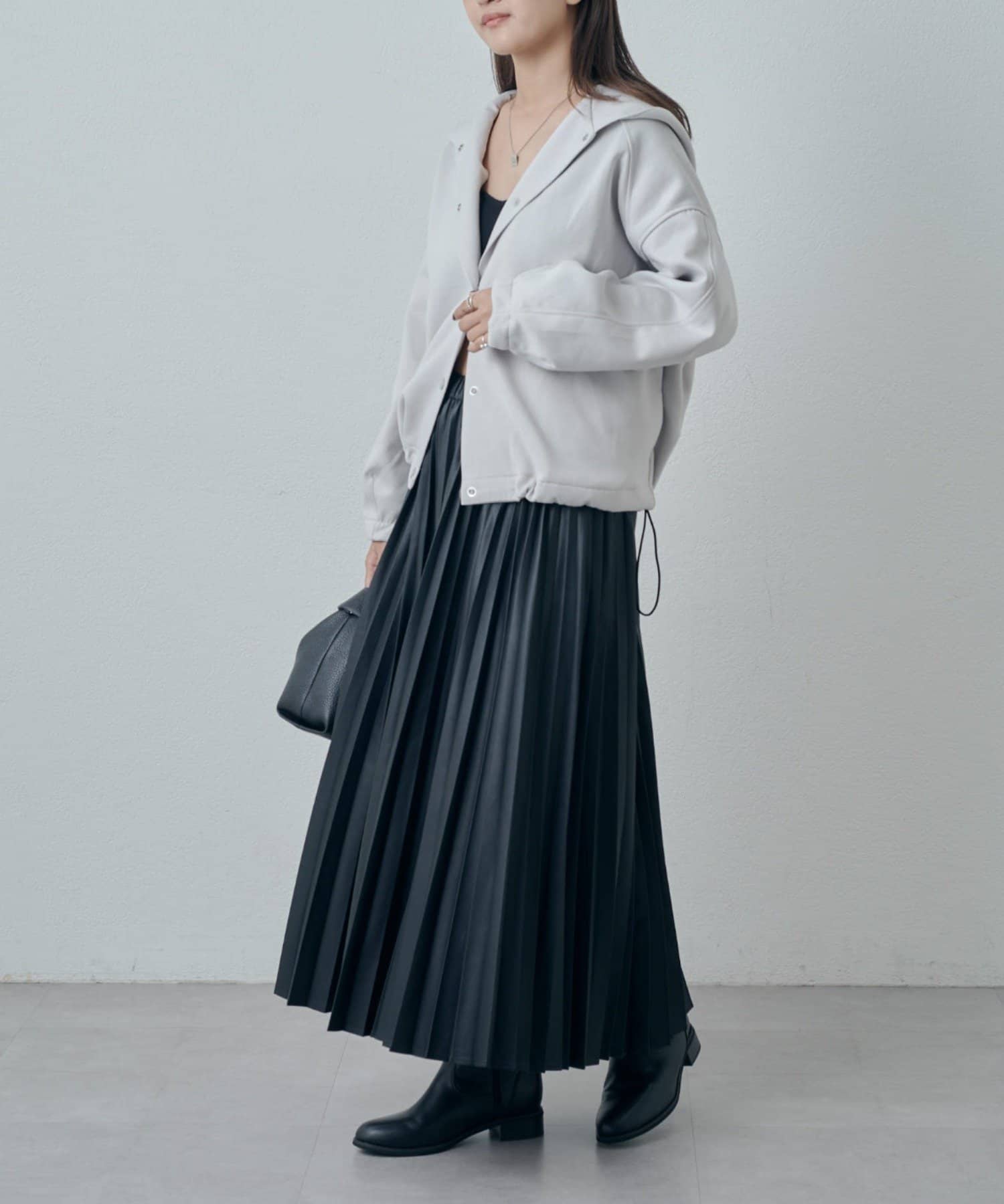 Lui's(ルイス) relaxスナップフードブルゾン