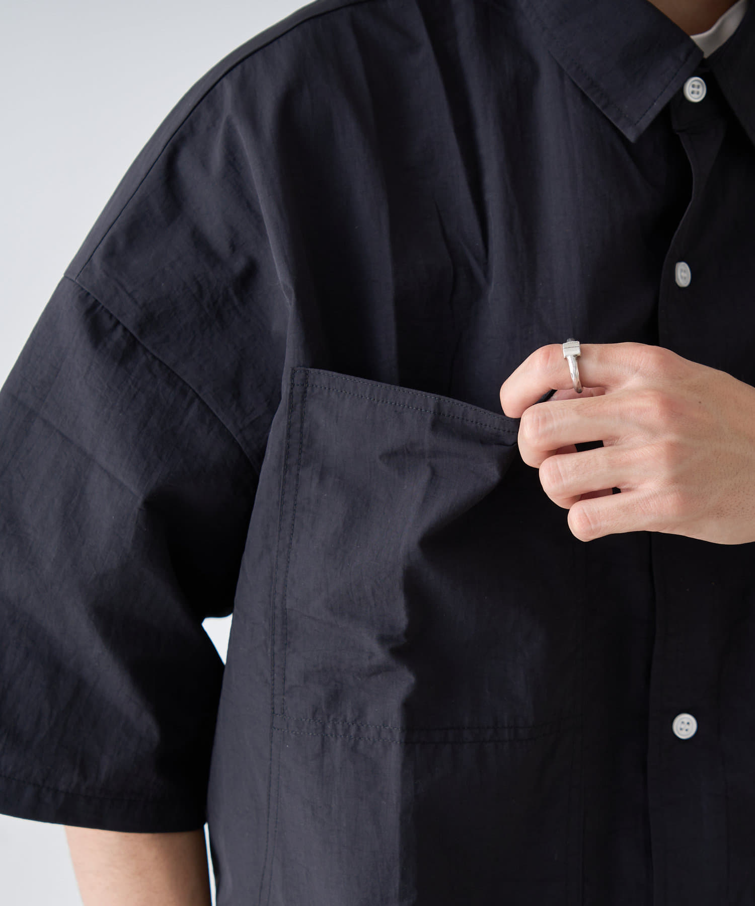 CIAOPANIC TYPY(チャオパニックティピー) 【SEADAM】〈UNISEX〉ビッグポケットルーズシャツ