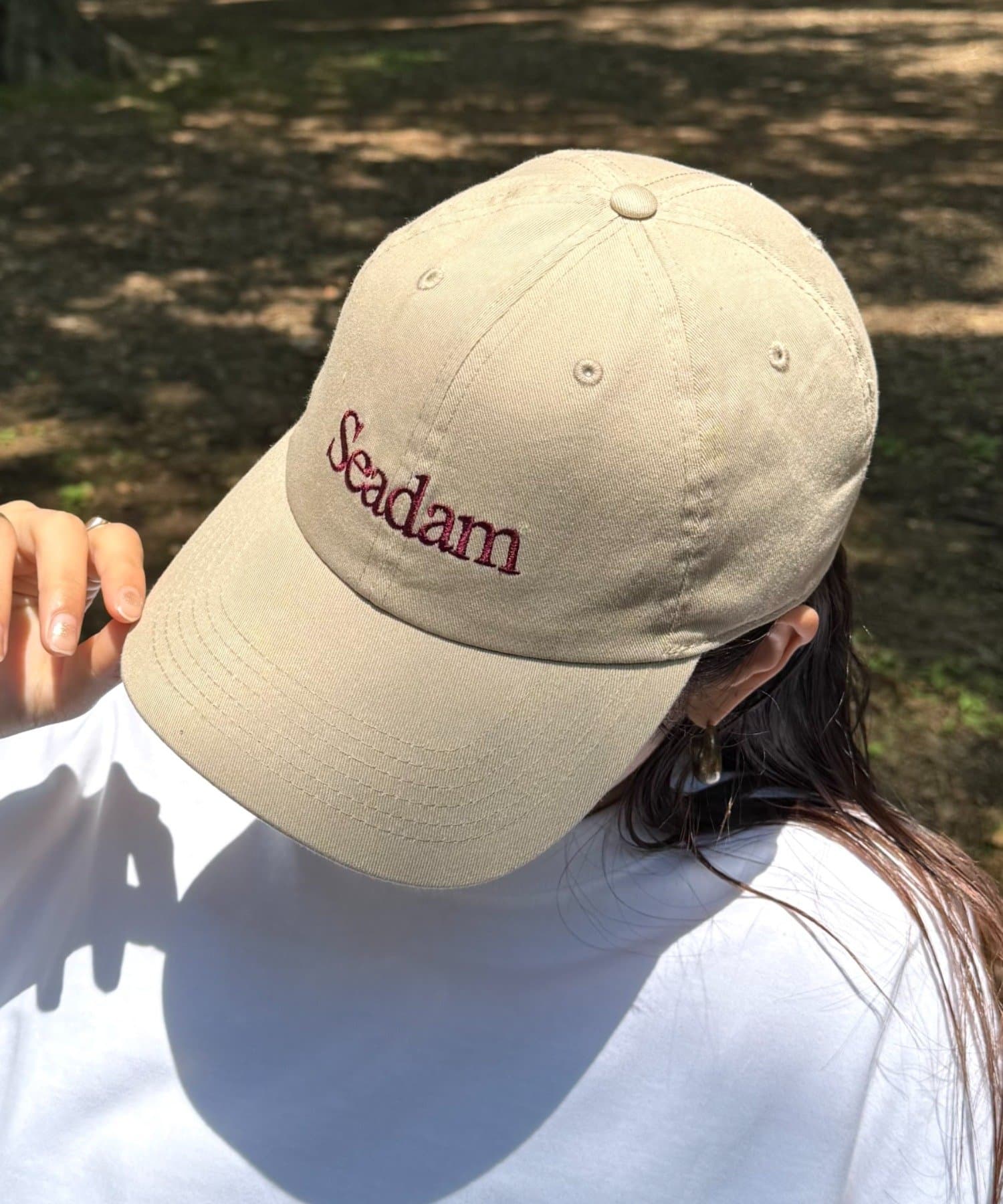 CIAOPANIC TYPY(チャオパニックティピー) 【SEADAM】〈UNISEX〉ロゴ刺繍キャップ