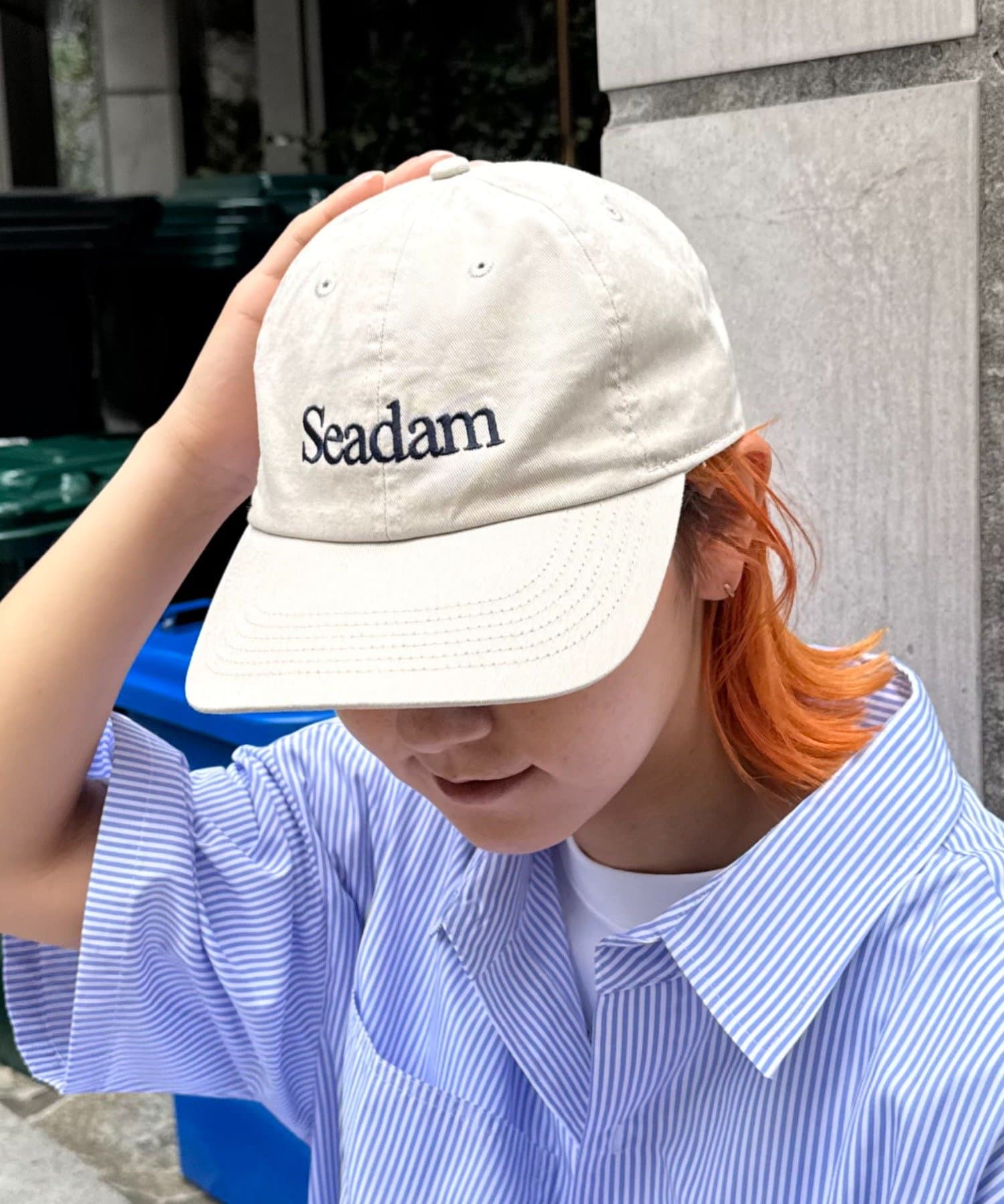 CIAOPANIC TYPY(チャオパニックティピー) 【SEADAM】〈UNISEX〉ロゴ刺繍キャップ