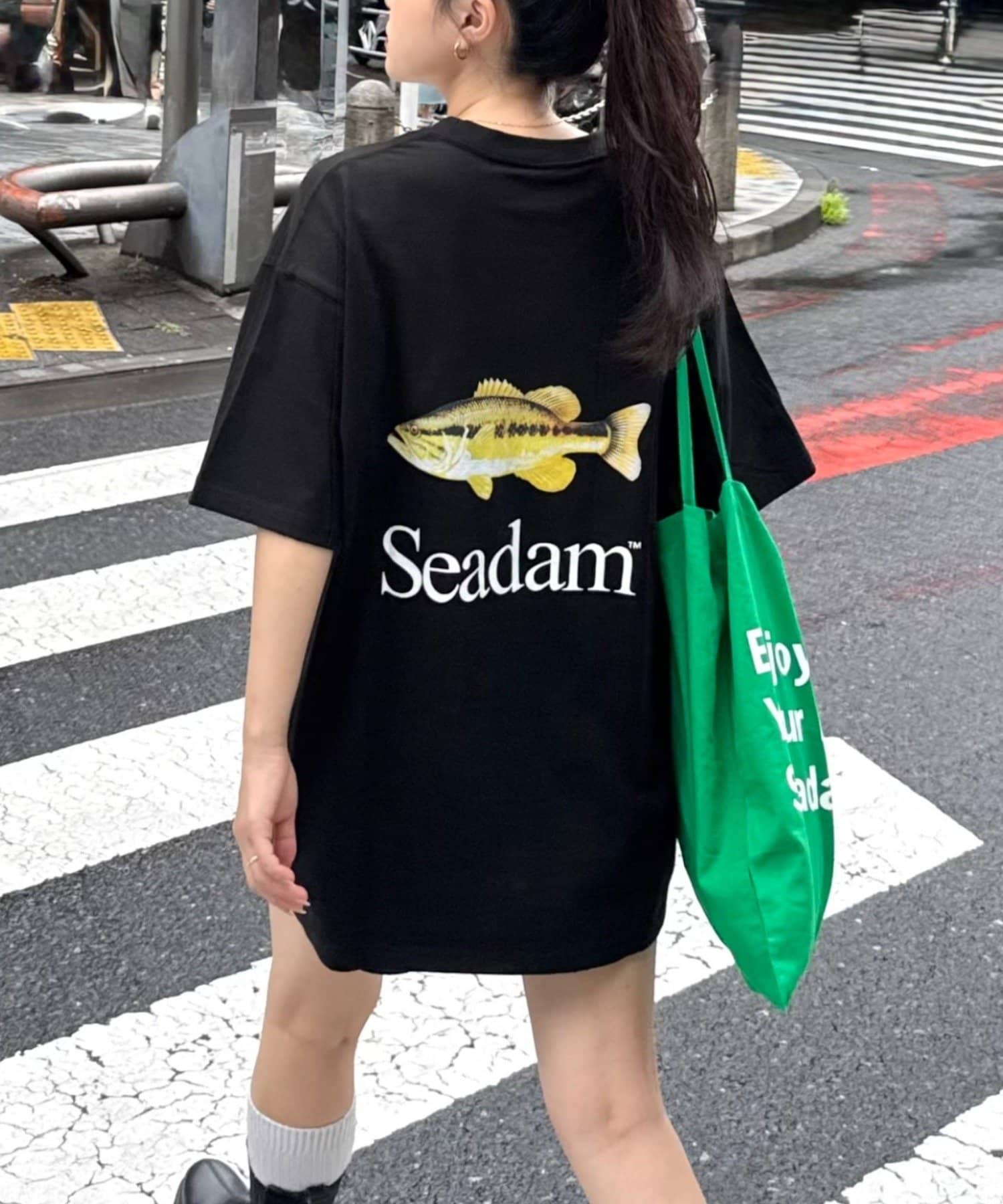 CIAOPANIC TYPY(チャオパニックティピー) 【SEADAM】〈UNISEX〉バックロゴプリントTEE