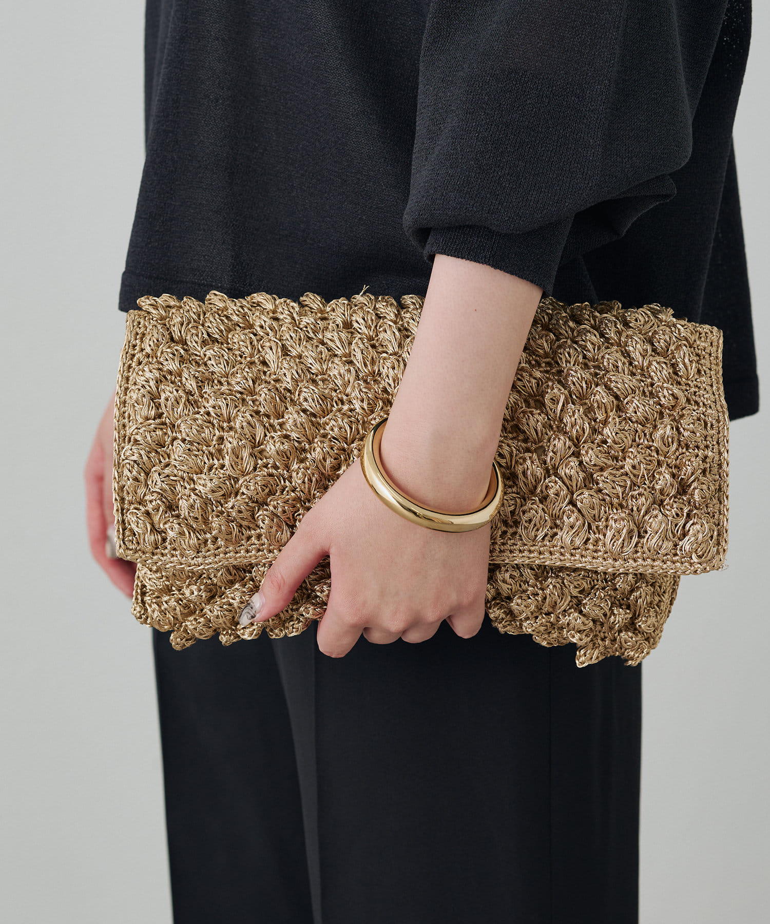 LOUNGEDRESS(ラウンジドレス) 【A&A Accessories  】INDIA チェーンストローBAG
