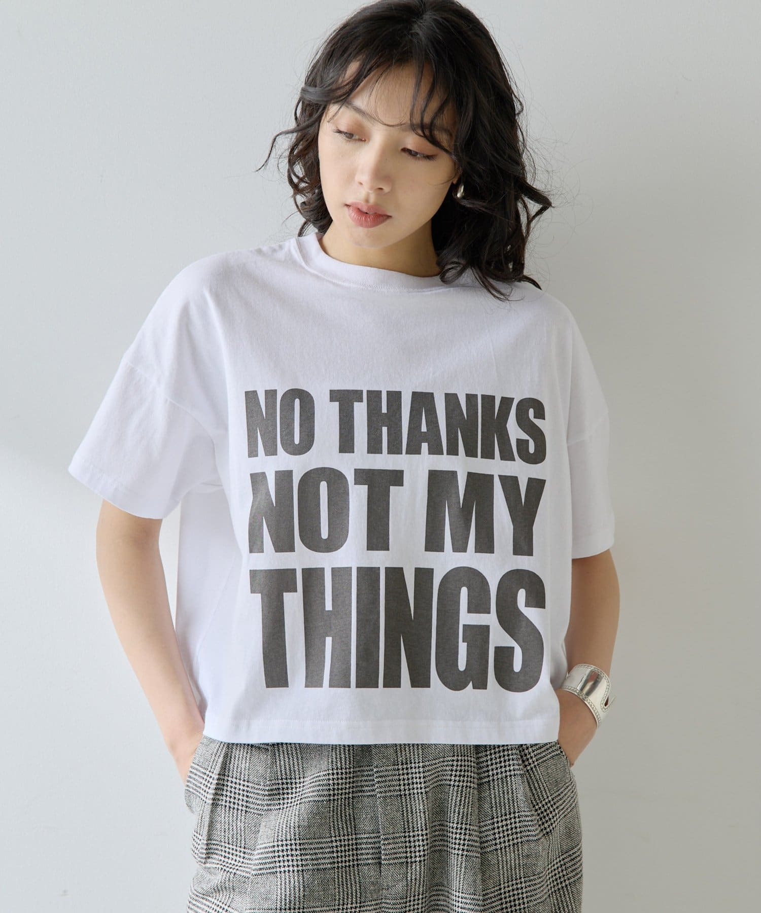 NO THANKS ロゴTシャツ | Whim Gazette(ウィム ガゼット
