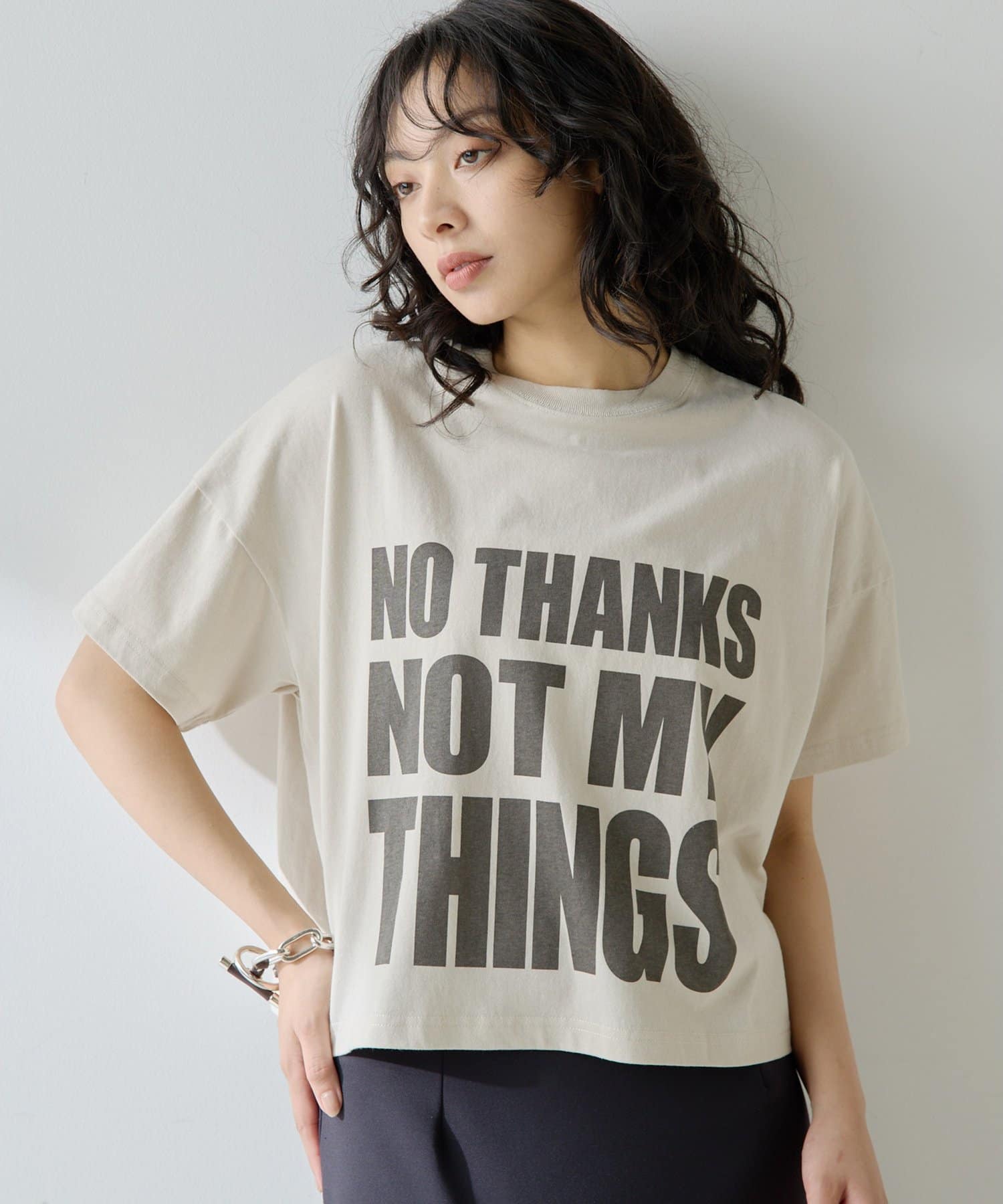 【新品、本物、当店在庫だから安心】 NO THANKS ロゴTシャツ | Whim Gazette(ウィム ガゼット トップス