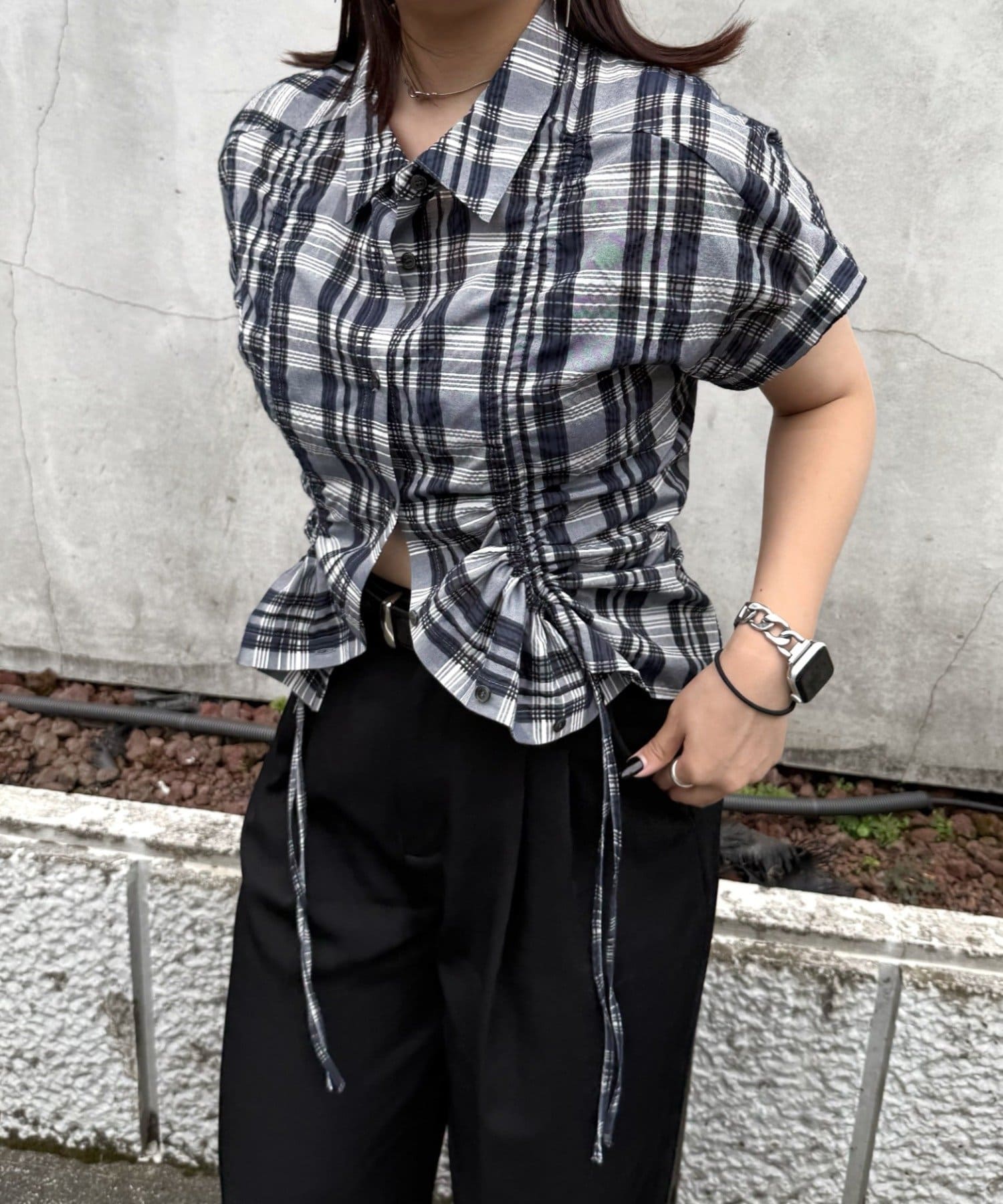 Lui's(ルイス) ドロスドチェックシャツ