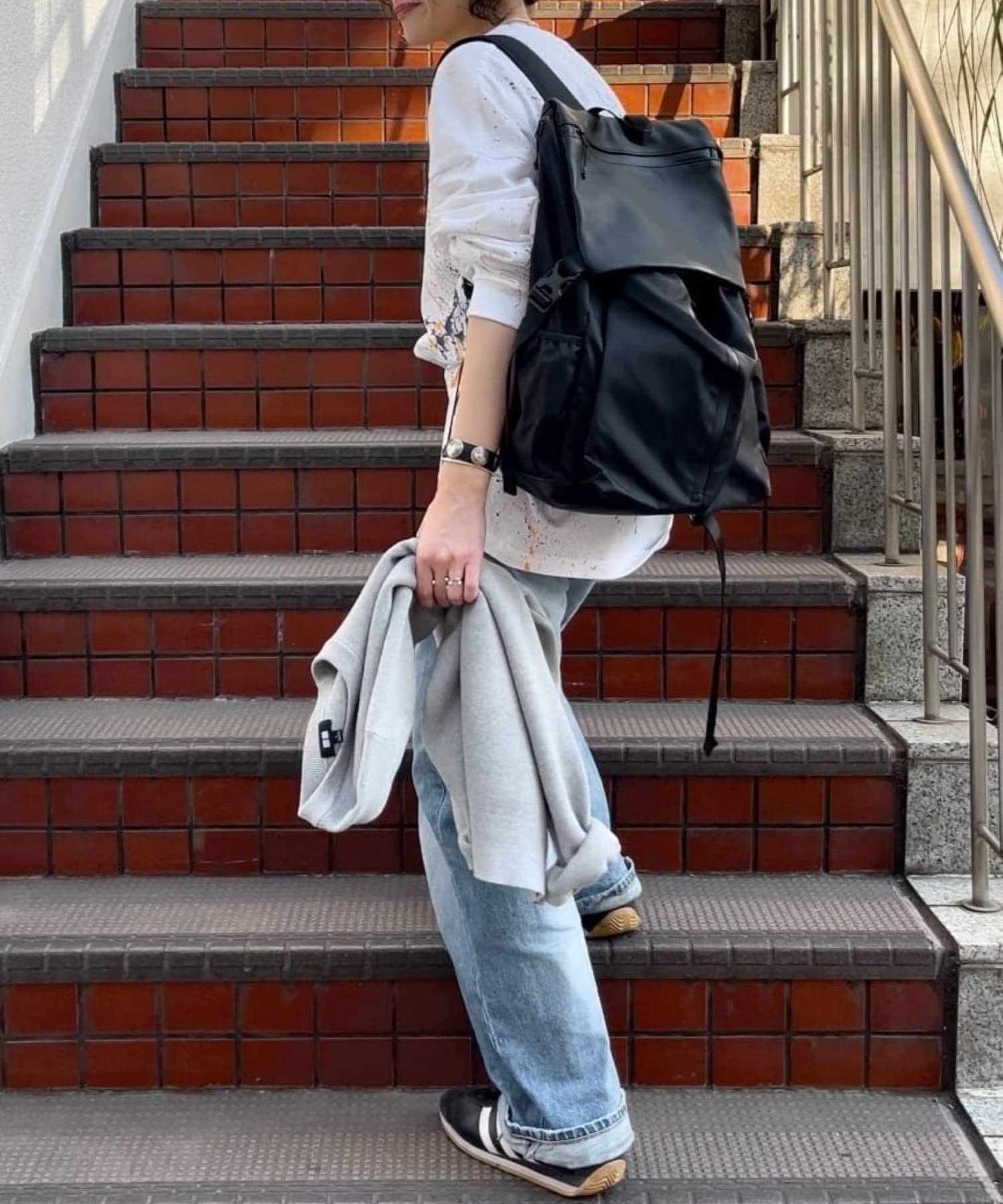 BURLAP OUTFITTER×ear 撥水レザーコンビライトリュック 16ℓ ear PAPILLONNER（イアパピヨネ）の「【BURLAP OUTFITTER×ear