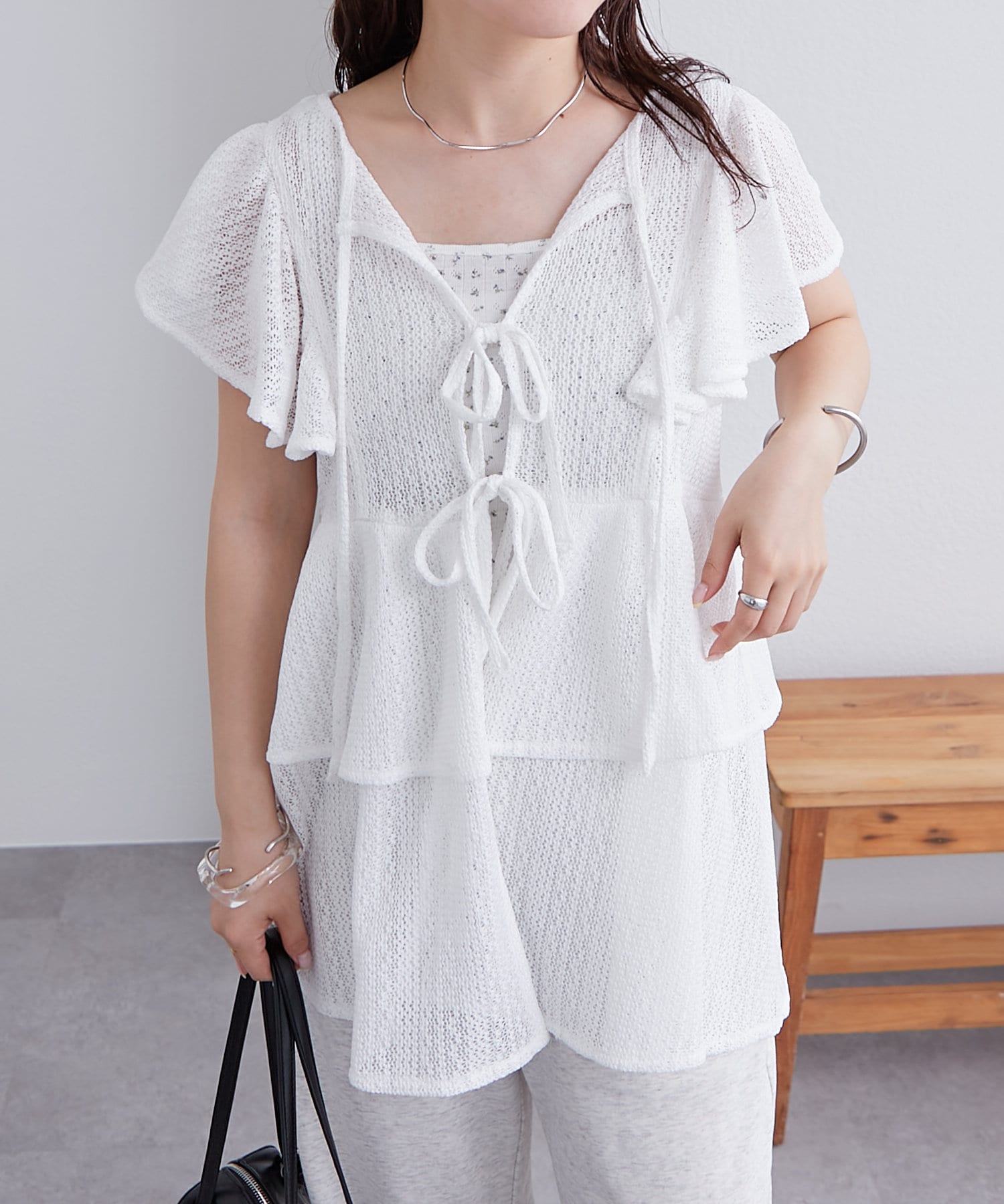 Vin｜リボンチュニックブラウス | Rakuten Fashion(楽天
