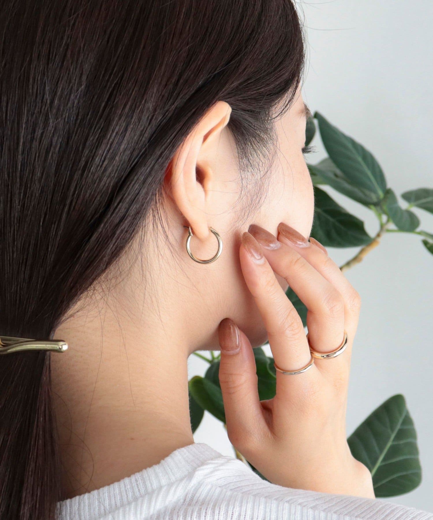 FREDY & GLOSTER(フレディ アンド グロスター) アシメモチーフリングピアス