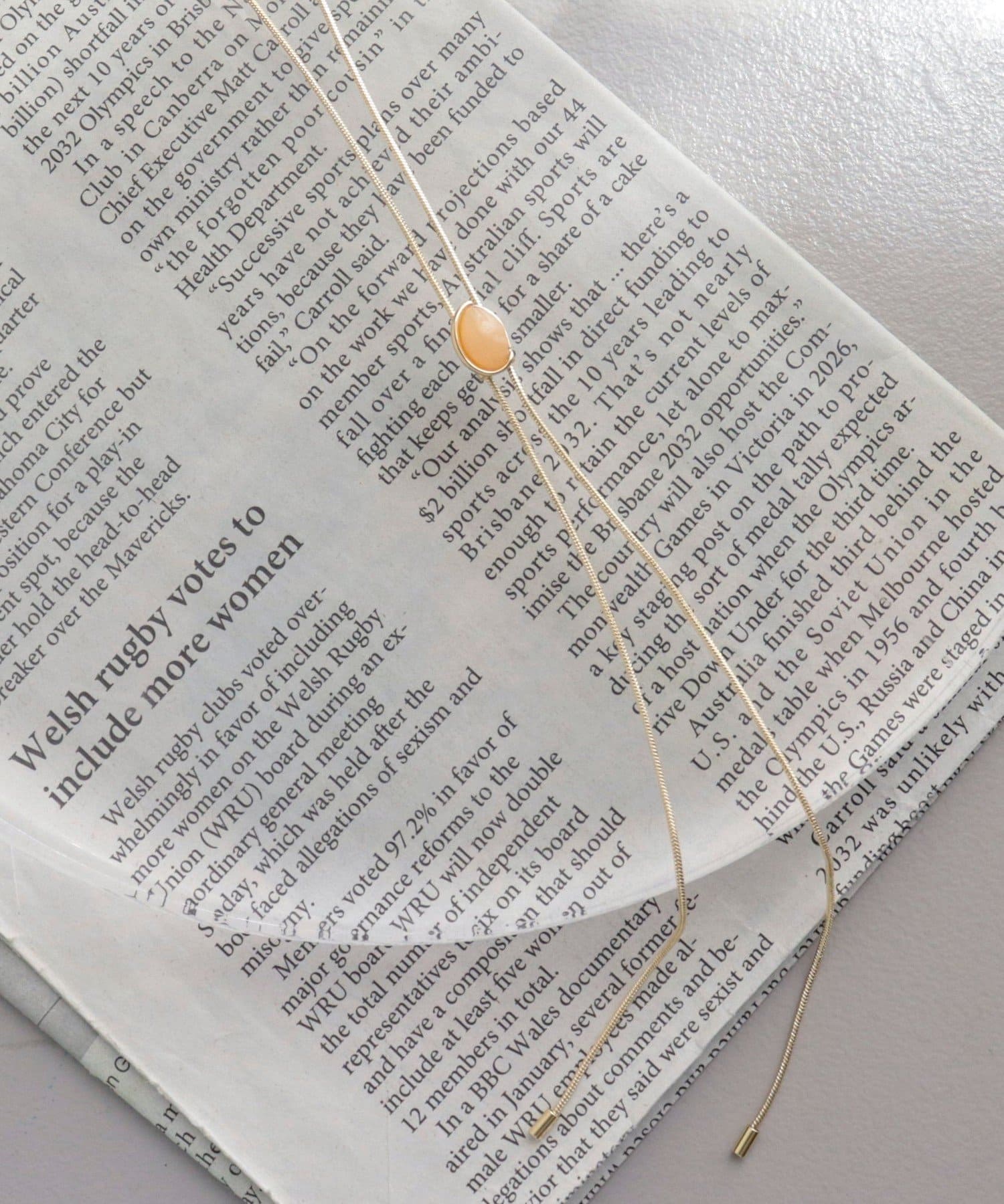 FREDY & GLOSTER(フレディ アンド グロスター) プチクリアドロップループタイ