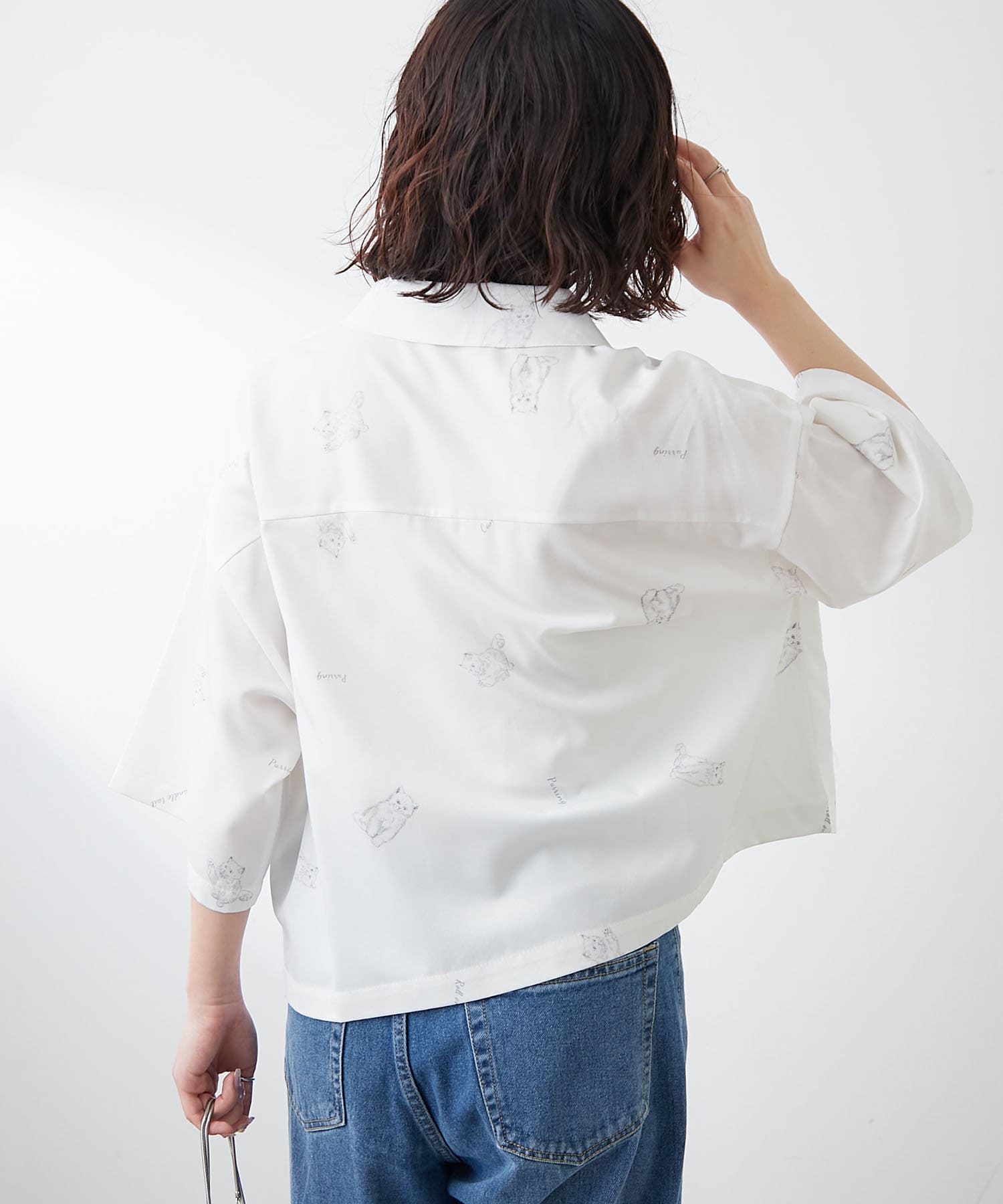 ワンダフルワールド　カネコイサオ　犬柄 和柄 アロハ 半袖シャツ N1037 ワンダフルワールド カネコイサオ 犬柄 和柄 アロハ 半袖シャツ N1037