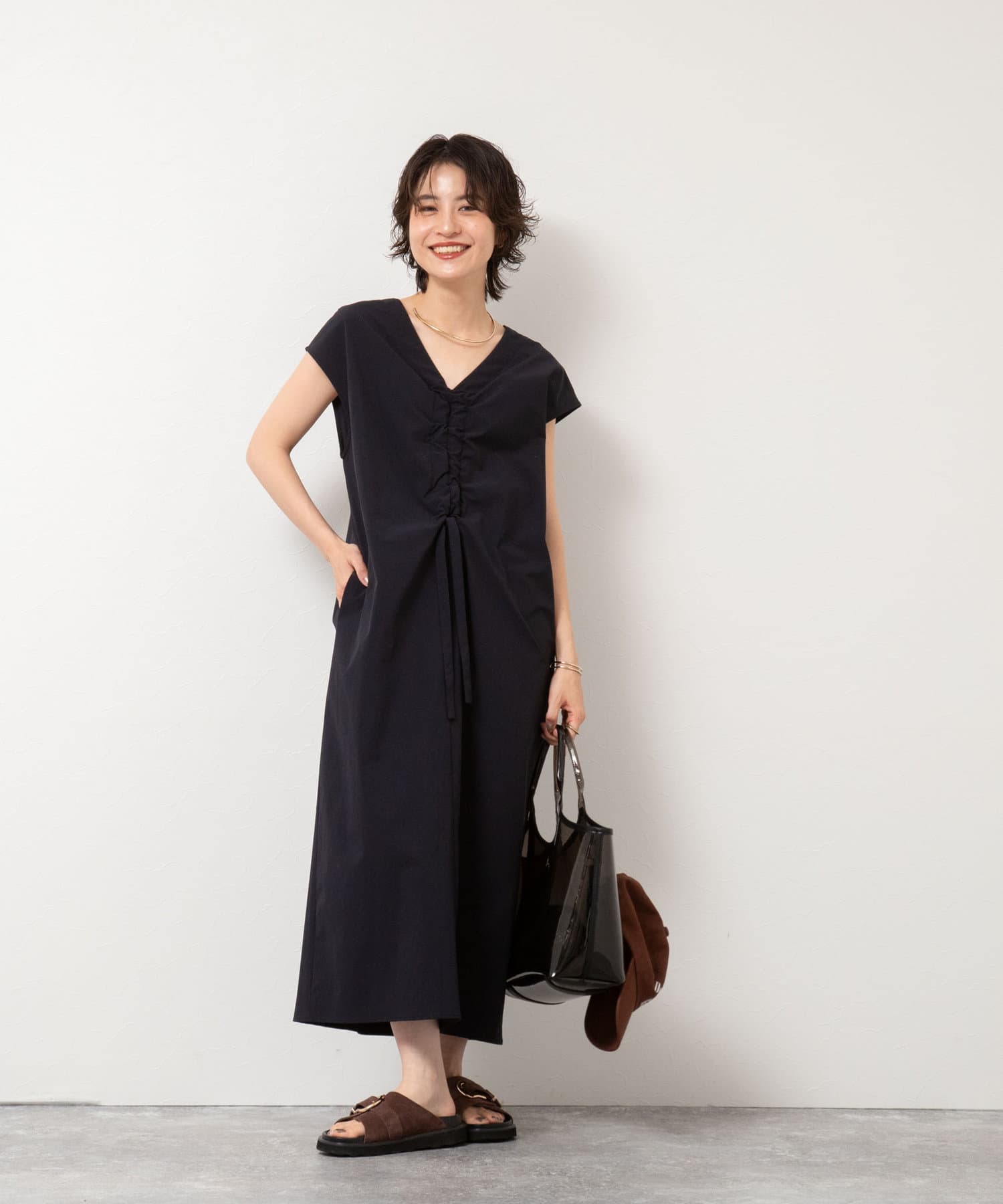 ノーリーズ ワンピース NOLLEY'S ワンピース ドロストシャツワンピース : ZOZOTOWN