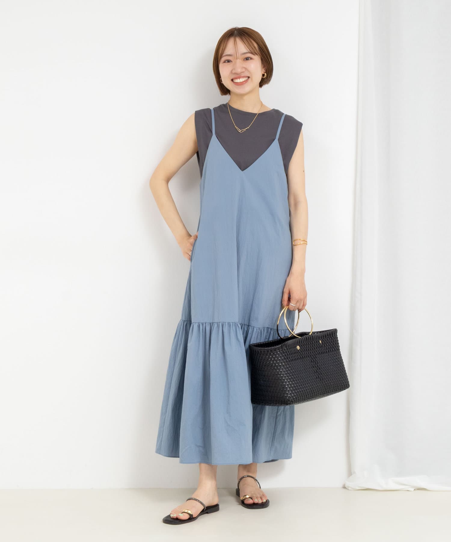 ノーリーズ ワンピース NOLLEY'S ワンピース ドロストシャツワンピース : ZOZOTOWN