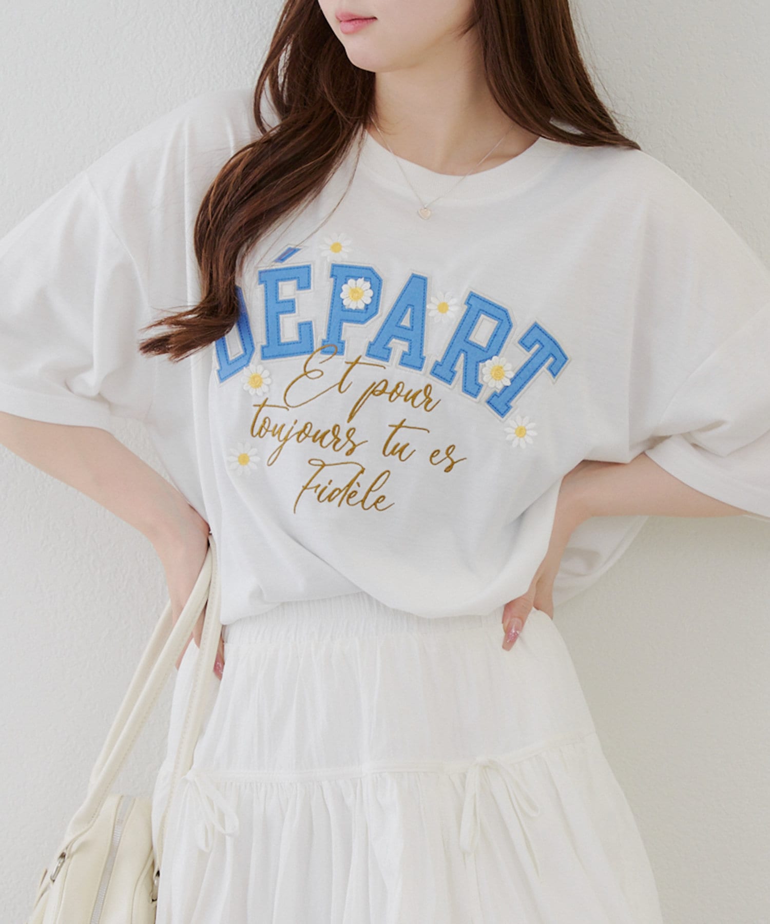 Remind me and forever(リマインドミーアンドフォーエバー) BIGロゴデイジーＴシャツ