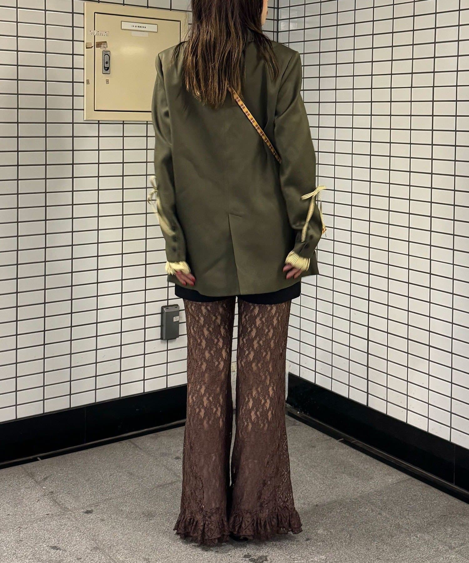 CIAOPANIC(チャオパニック) レースフレアレイヤードフリルパンツ