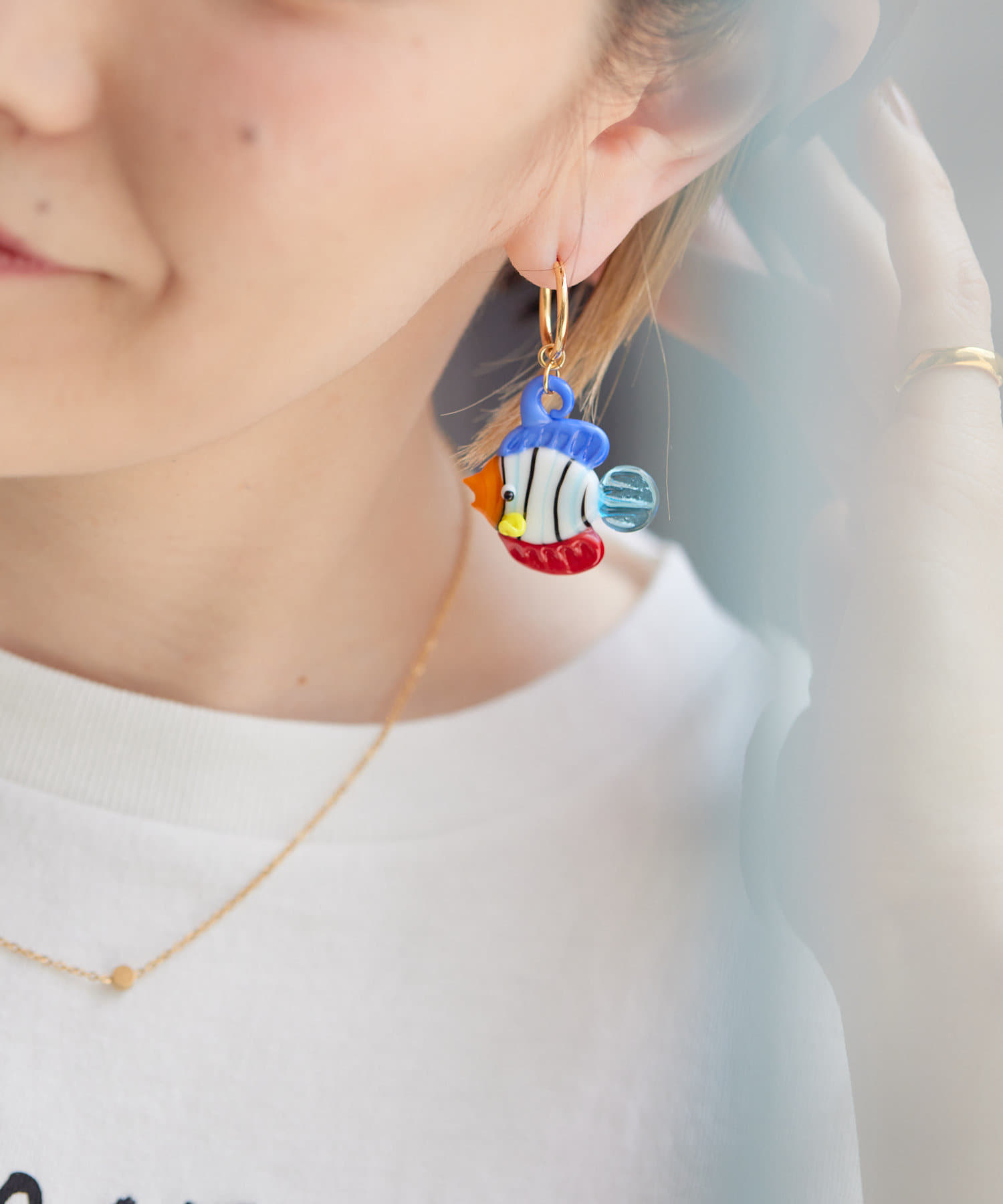 ear PAPILLONNER(イア パピヨネ) 《WEB＆一部店舗限定》踊るフィッシュピアス