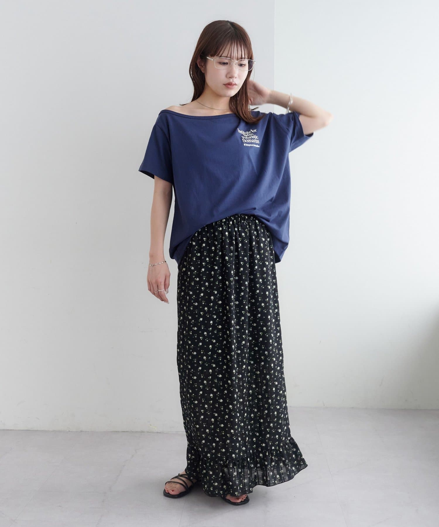 DISCOAT(ディスコート) 【umm.】ワンショルロゴT