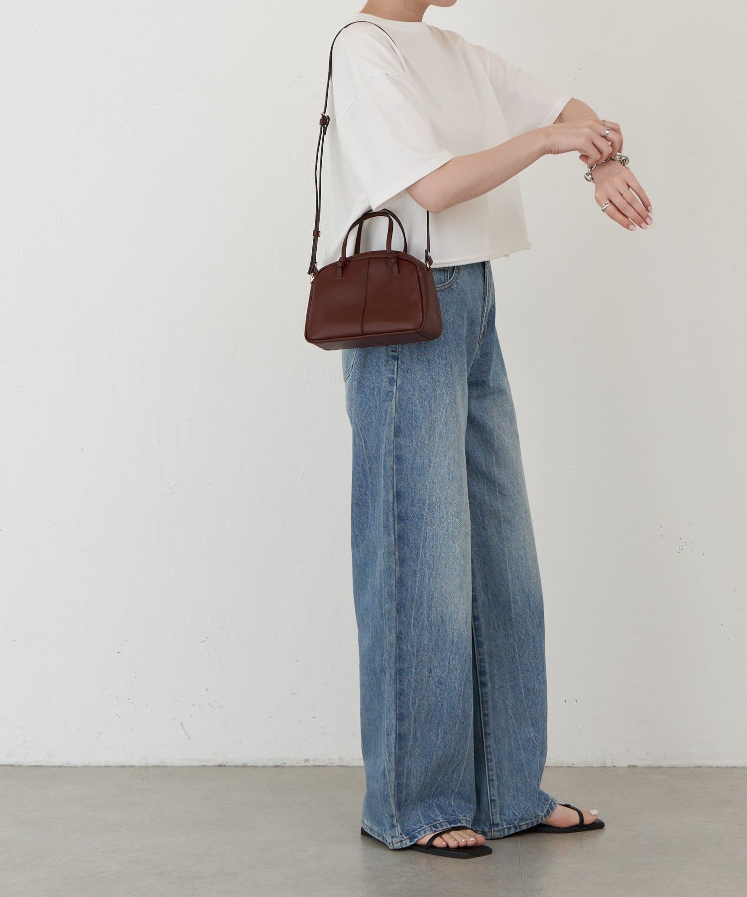 russet(ラシット) レザー２WAYミニボストンバッグ