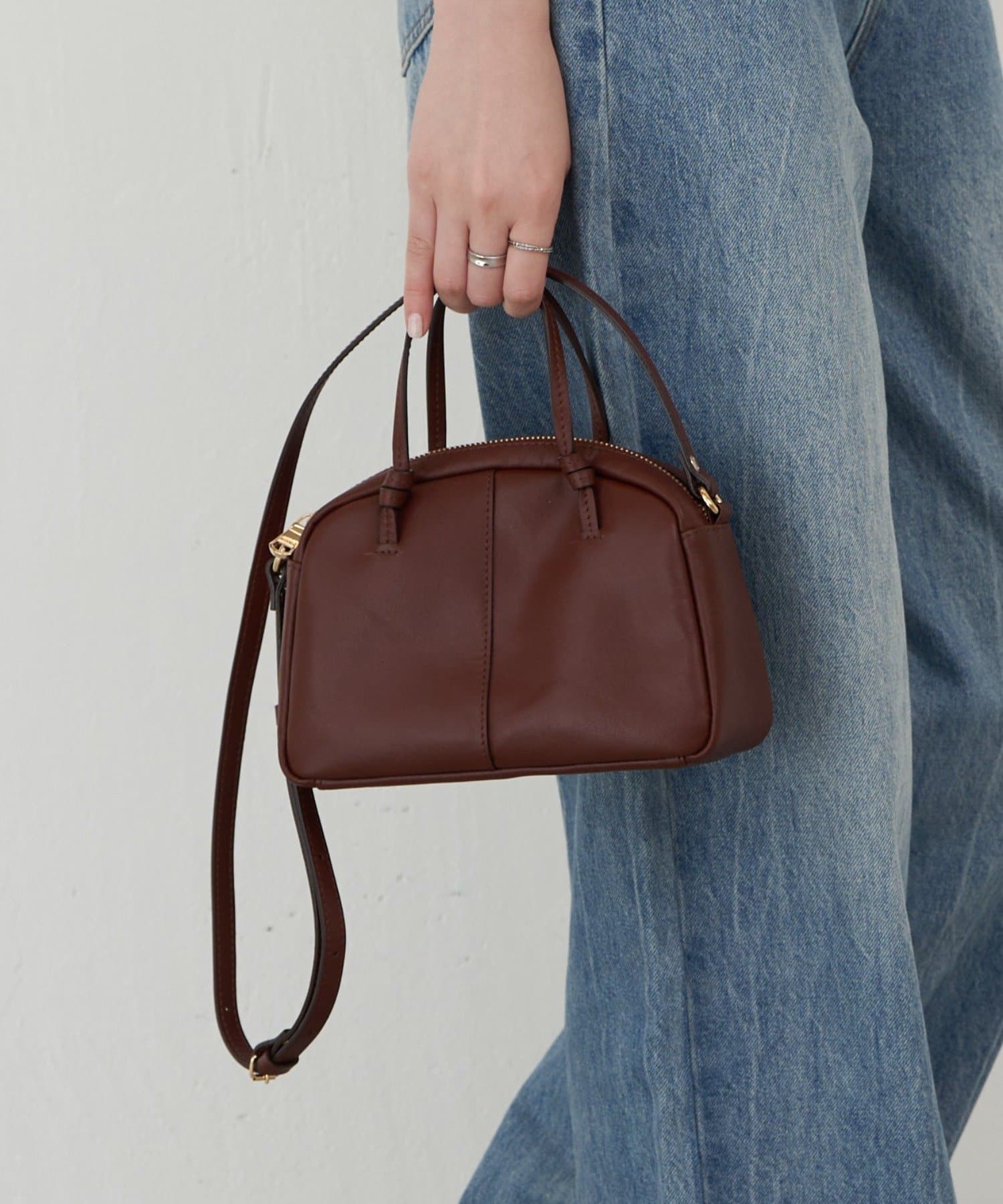 russet(ラシット) レザー２WAYミニボストンバッグ