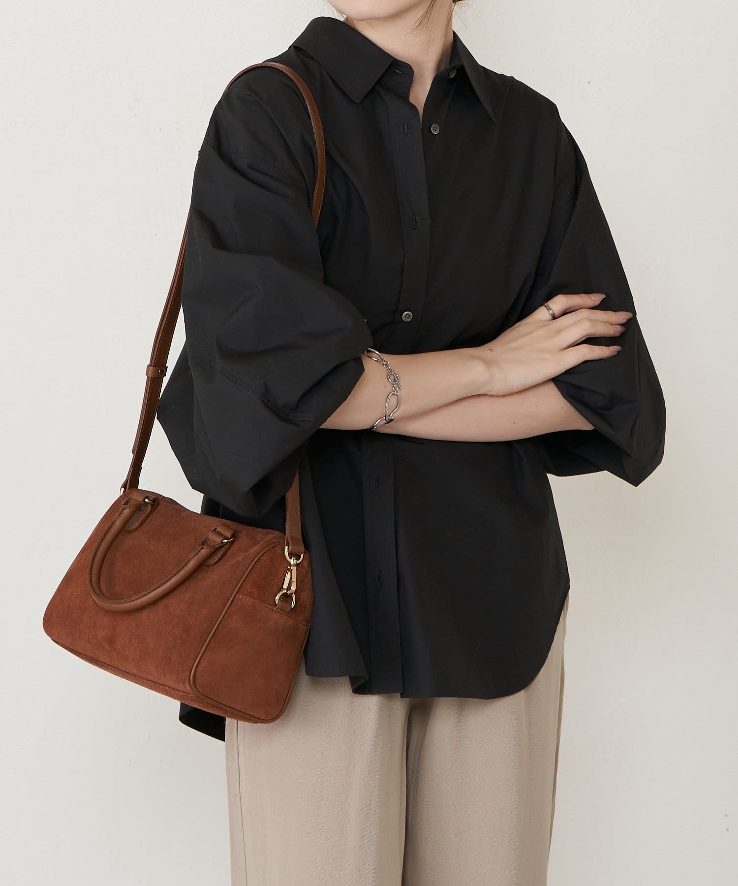 russet(ラシット) スエード2WAYミニボストンバッグ